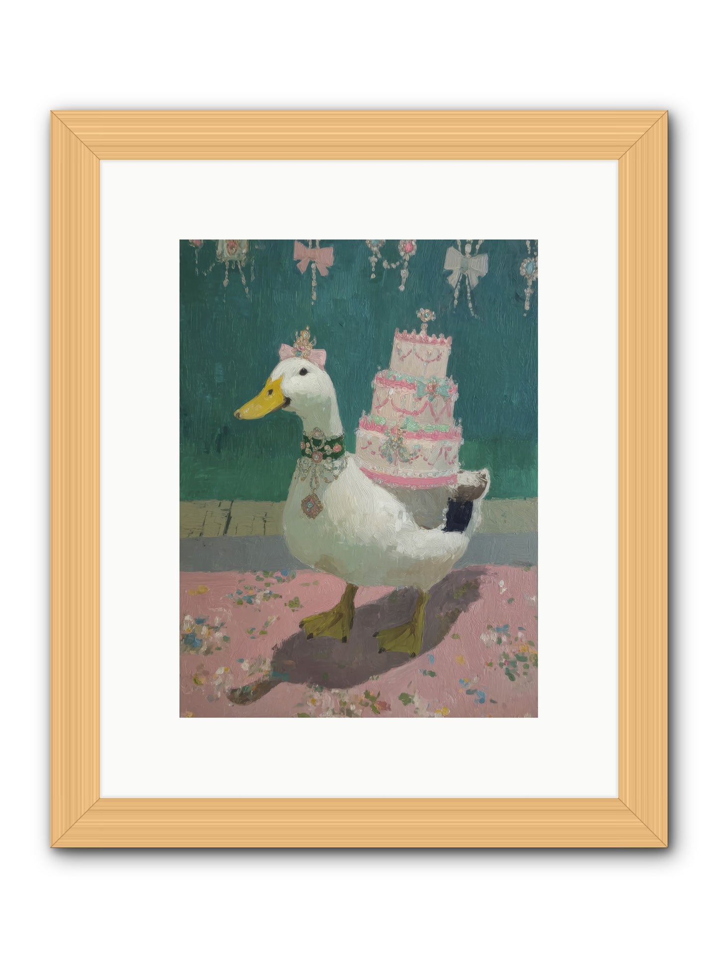 Winsome Treasures -- Framed Print - Natural 9x12