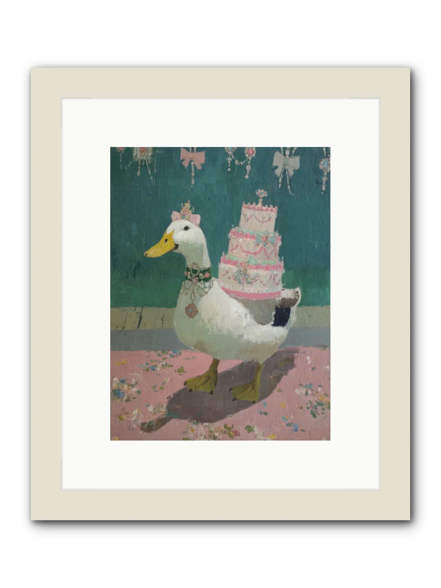 Winsome Treasures -- Framed Print - White 9x12