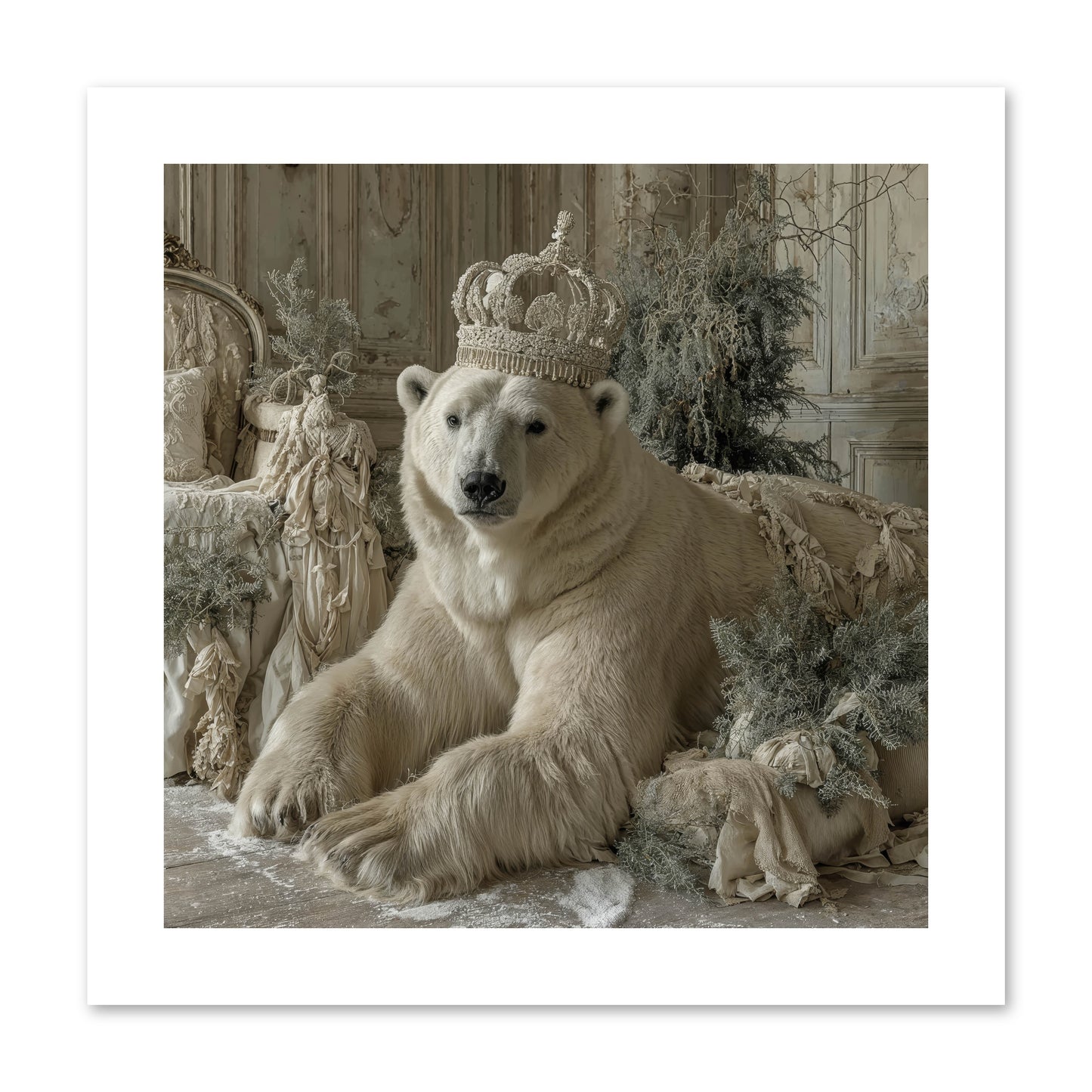 Winter's Hush -- Paper Print 10x10