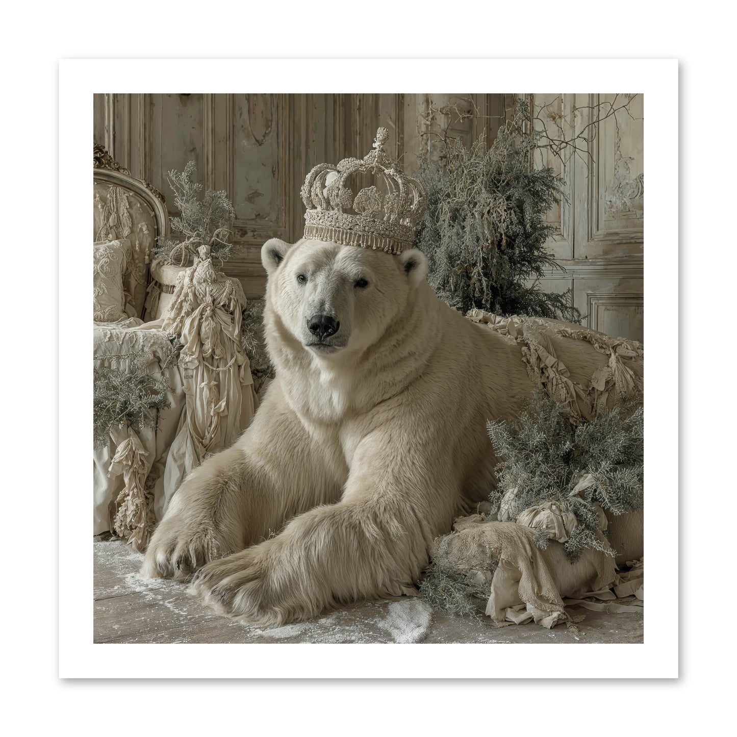 Winter's Hush -- Loose Canvas Print 16x16