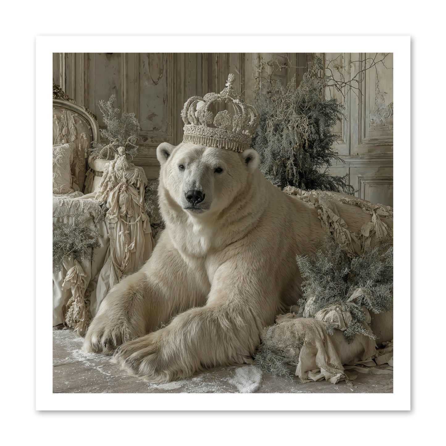 Winter's Hush -- Loose Canvas Print 20x20