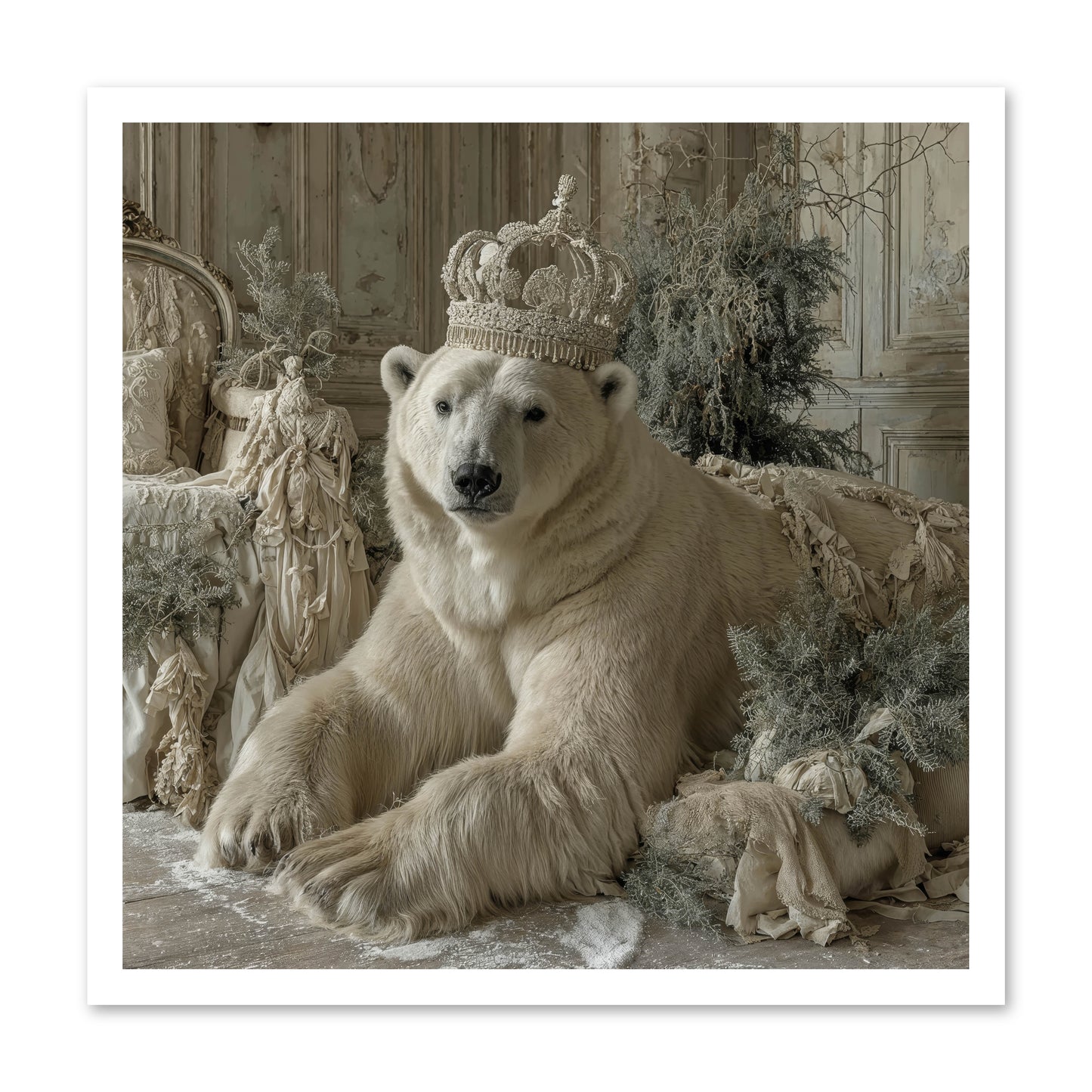 Winter's Hush -- Loose Canvas Print 24x24