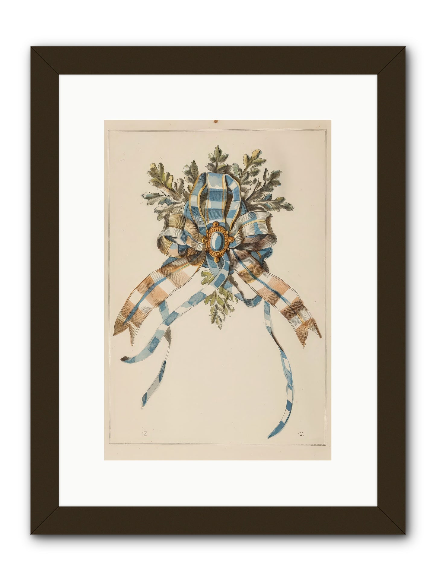 Winter's Jewel -- Framed Print - Black 10x15