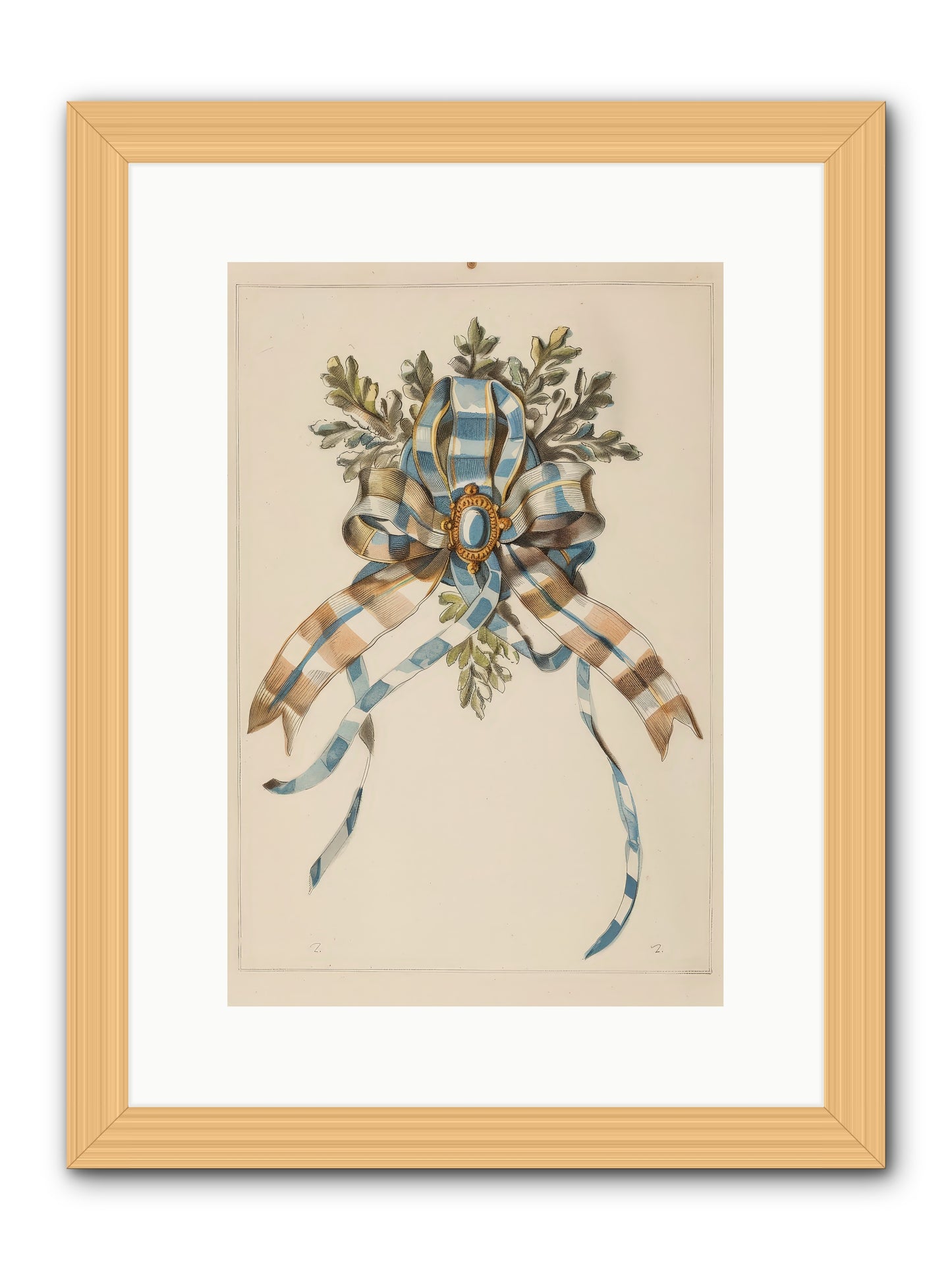 Winter's Jewel -- Framed Print - Natural 10x15