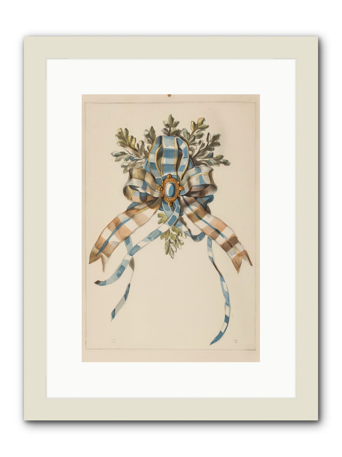 Winter's Jewel -- Framed Print - White 10x15