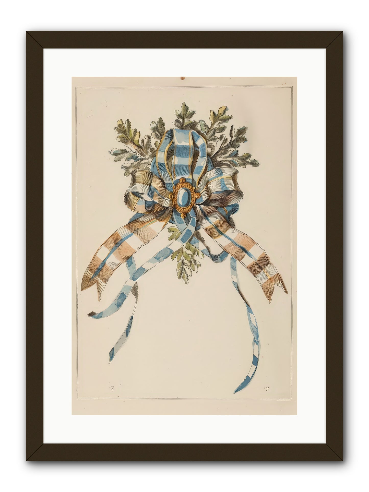 Winter's Jewel -- Framed Print - Black 16x24