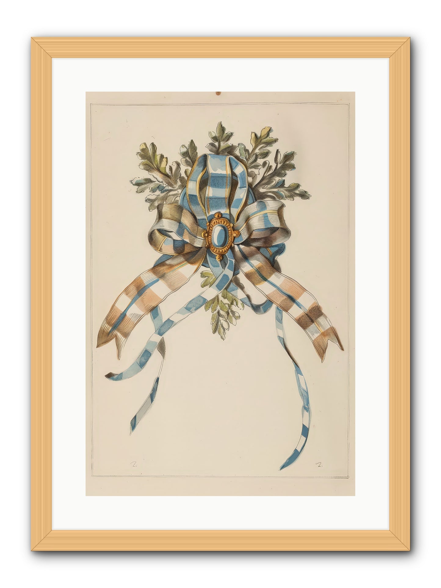 Winter's Jewel -- Framed Print - Natural 16x24