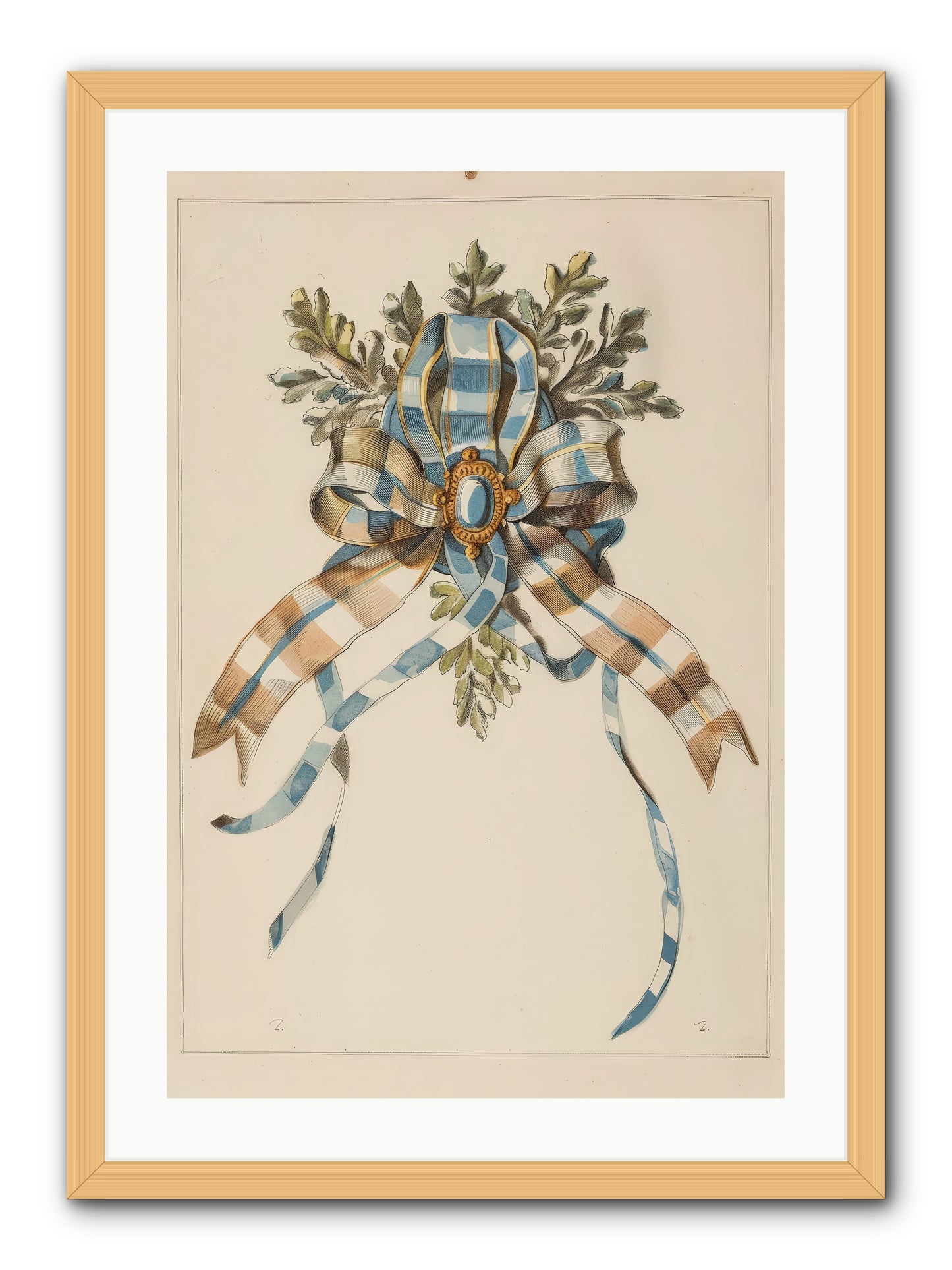 Winter's Jewel -- Framed Print - Natural 20x30