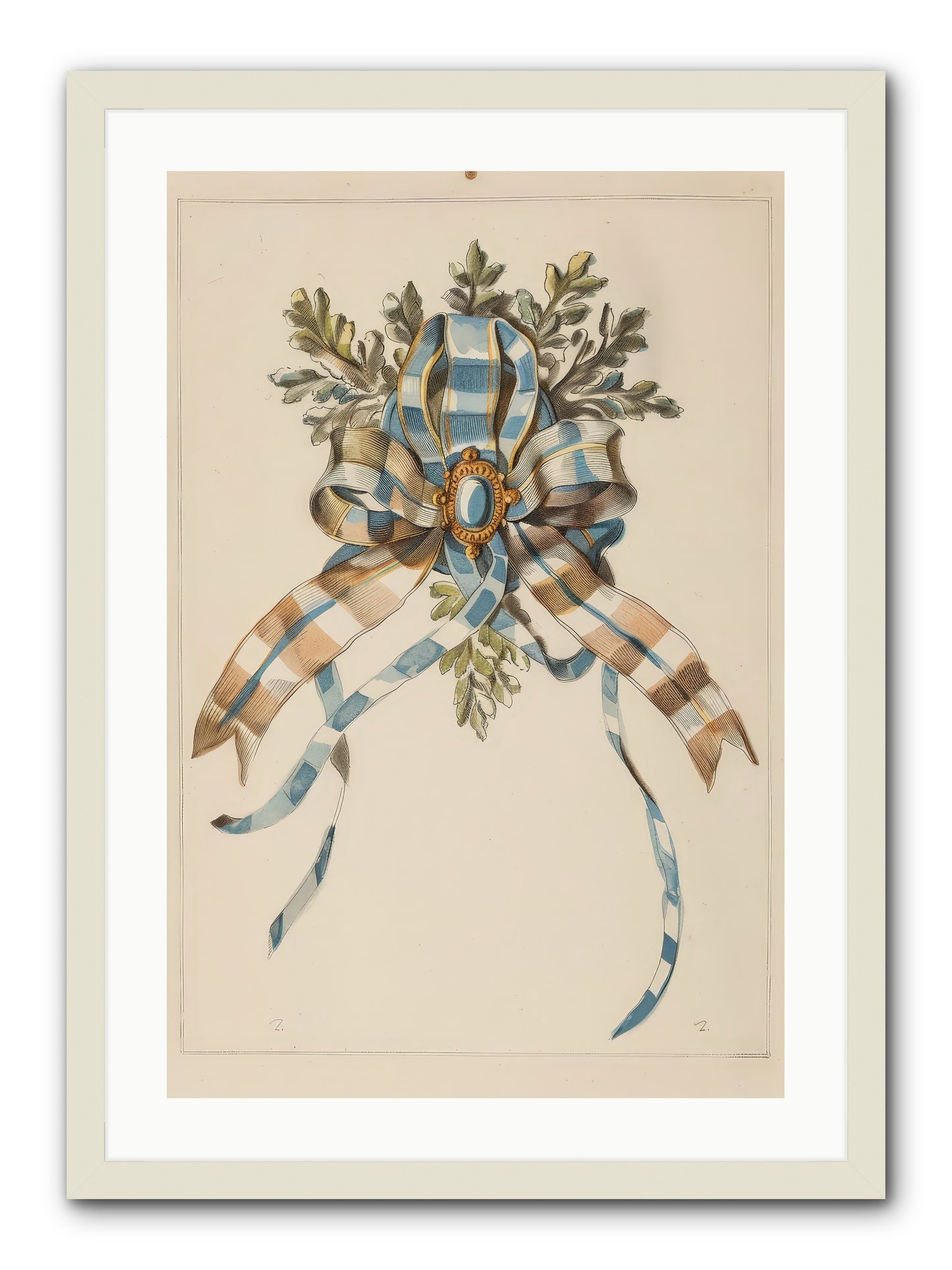 Winter's Jewel -- Framed Print - White 20x30
