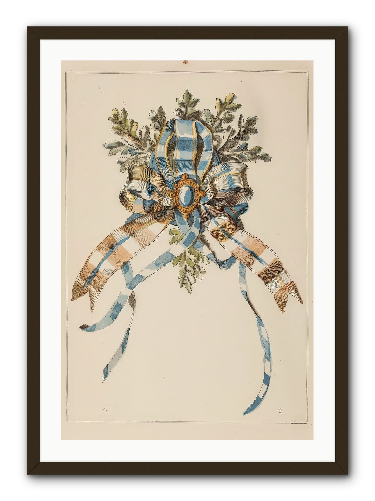 Winter's Jewel -- Framed Print - Black 24x36