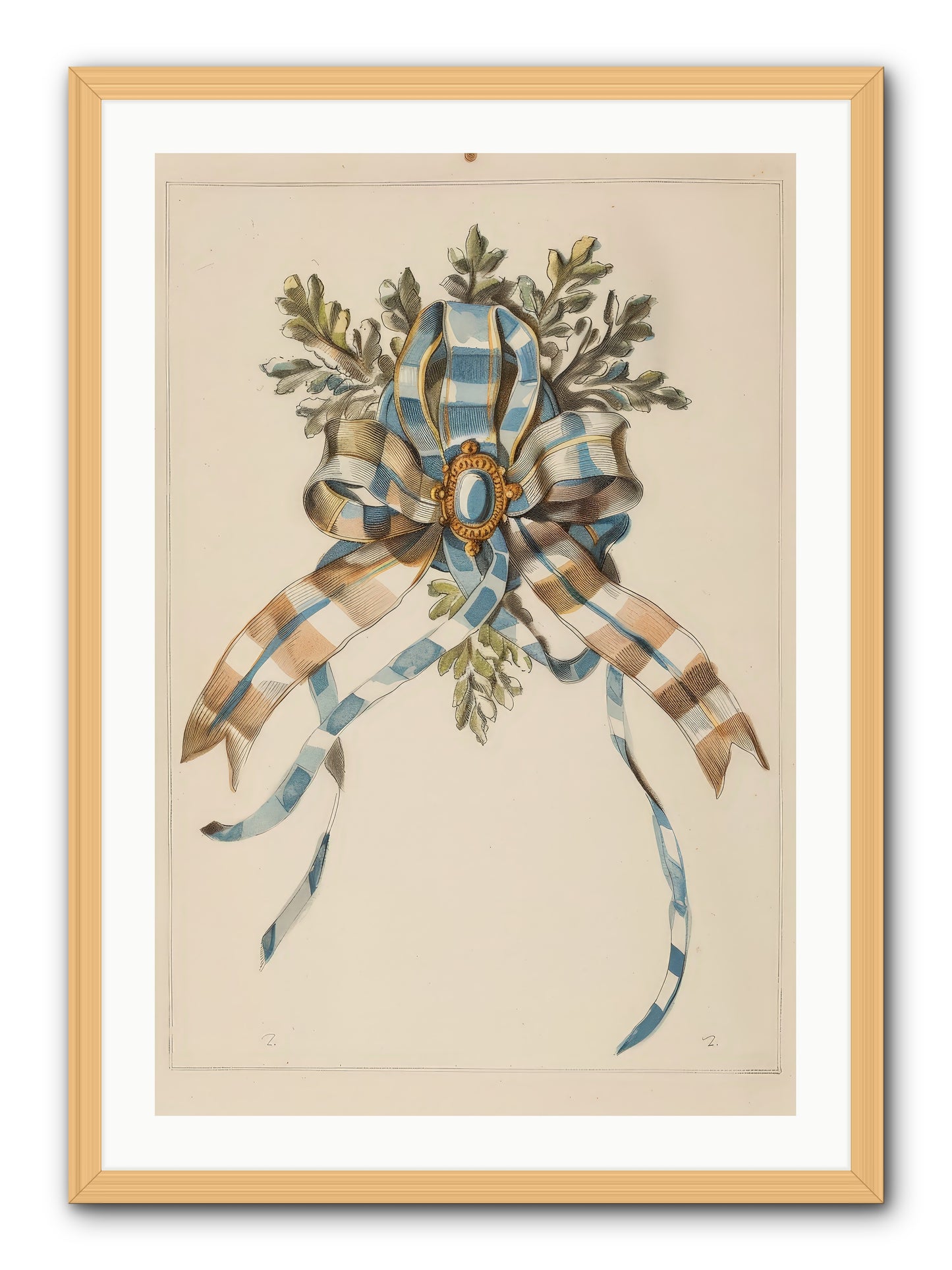 Winter's Jewel -- Framed Print - Natural 24x36