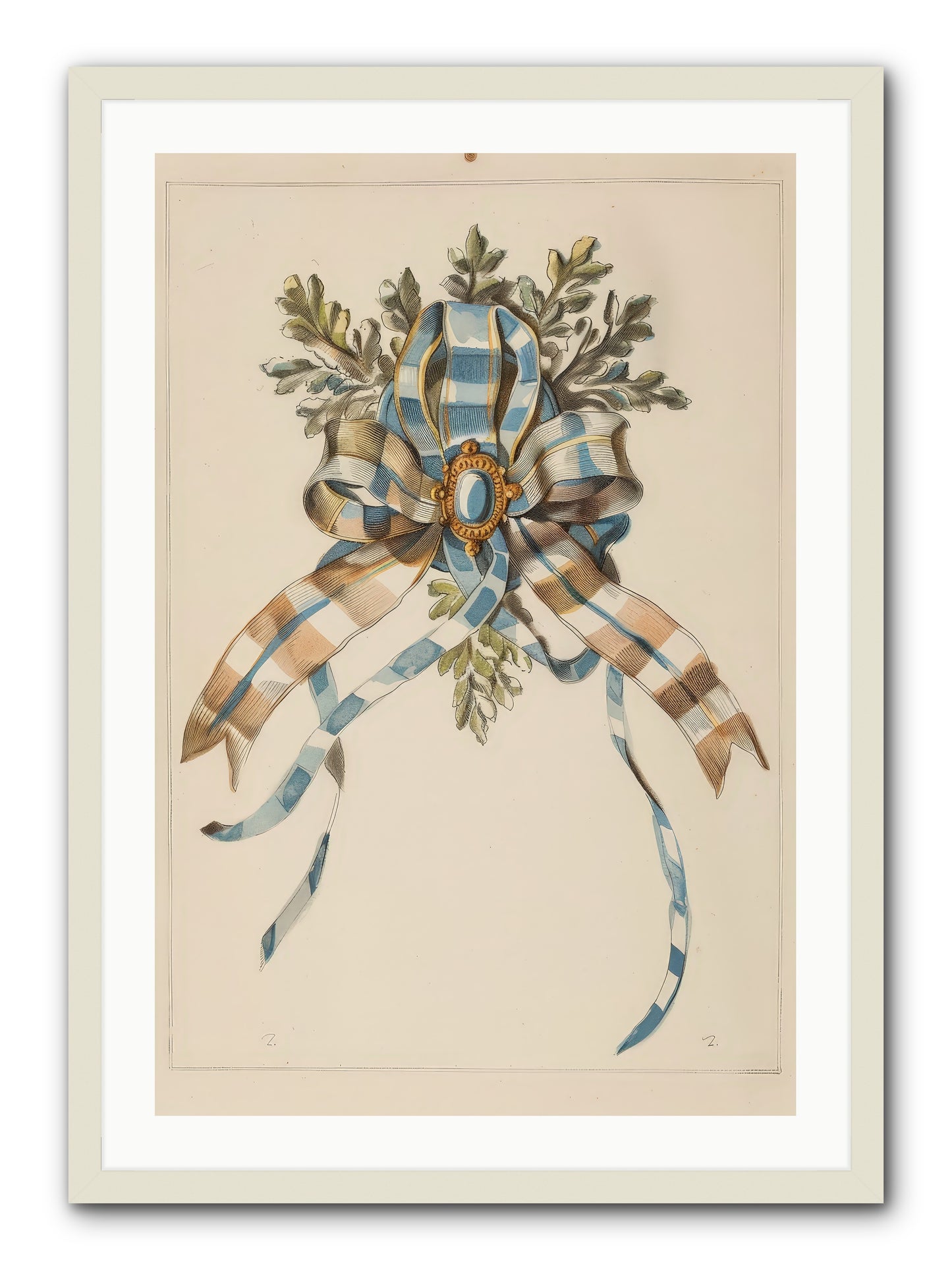 Winter's Jewel -- Framed Print - White 24x36