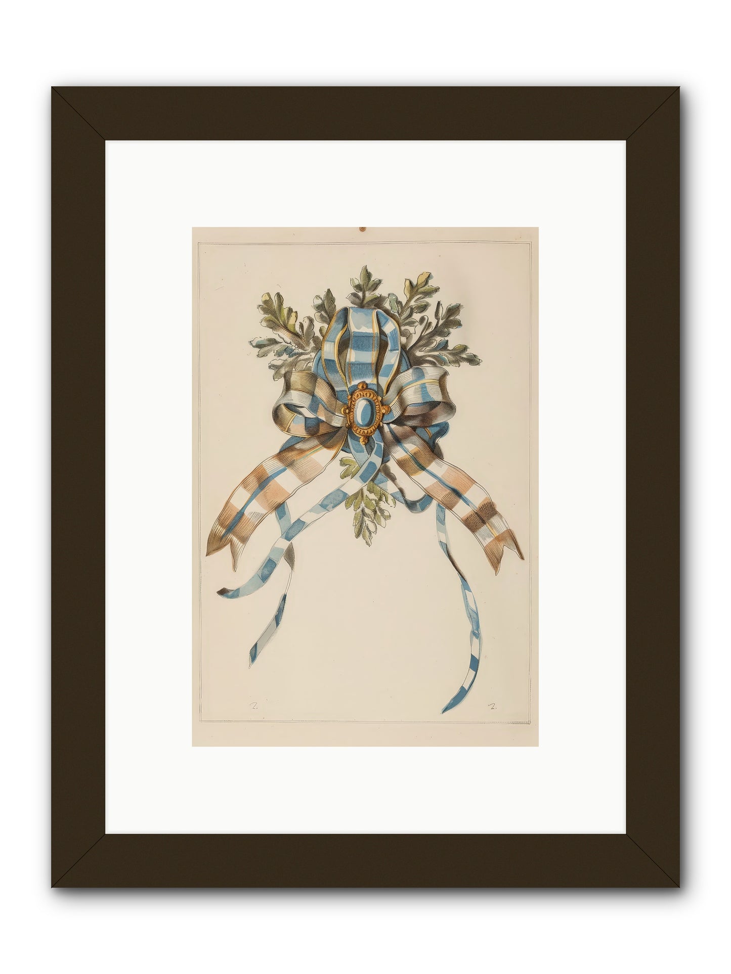 Winter's Jewel -- Framed Print - Black 8x12