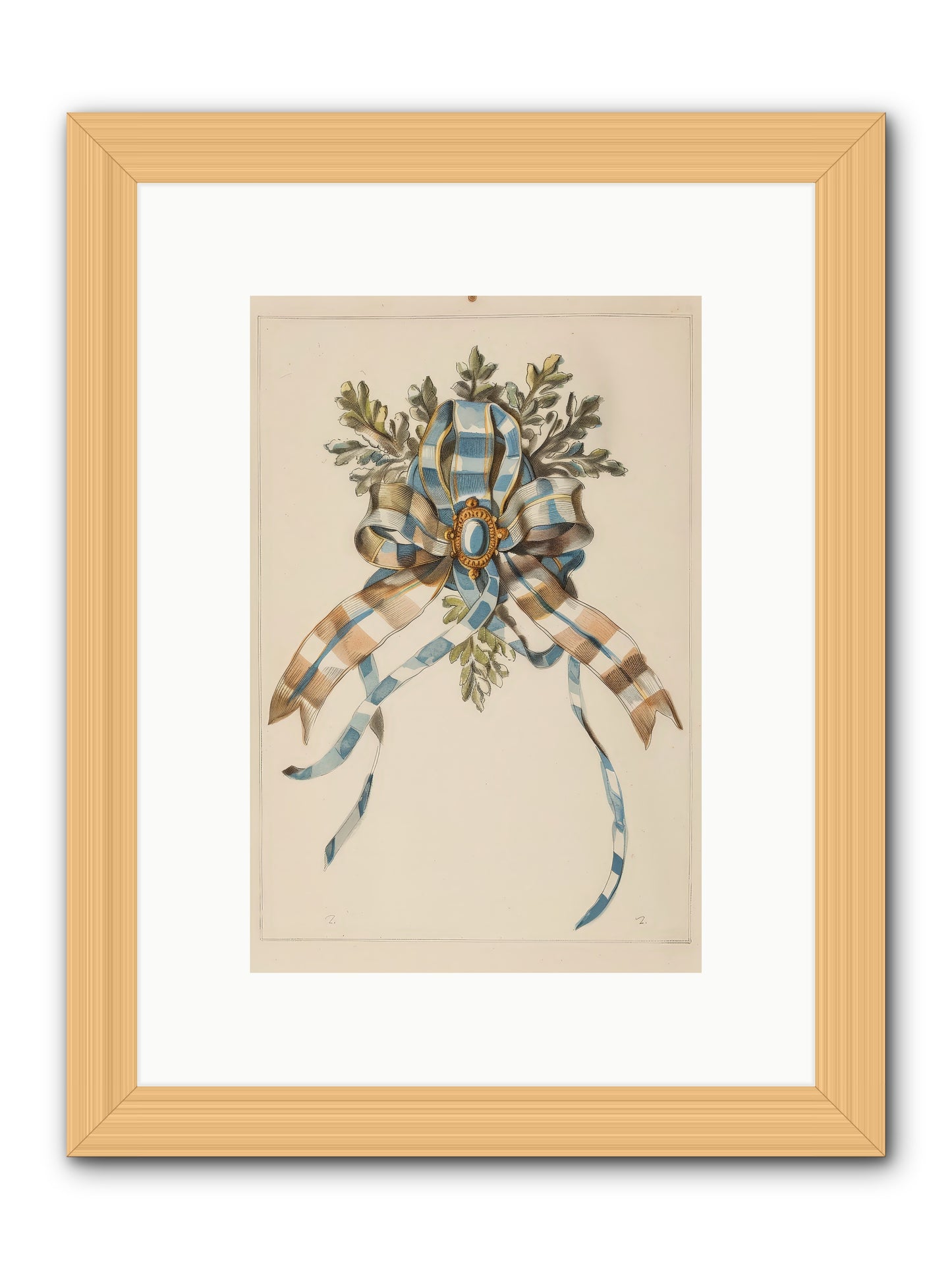 Winter's Jewel -- Framed Print - Natural 8x12