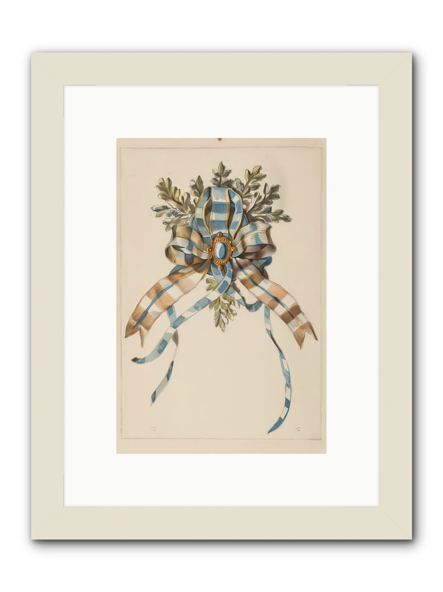 Winter's Jewel -- Framed Print - White 8x12
