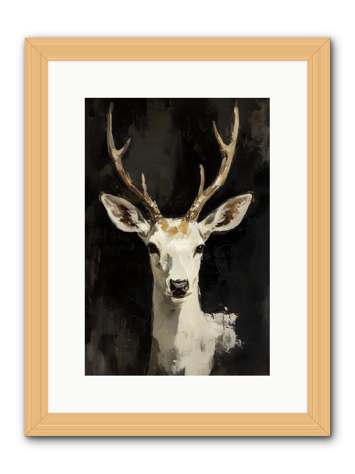 Winter's Whisper -- Framed Print - Natural 10x15