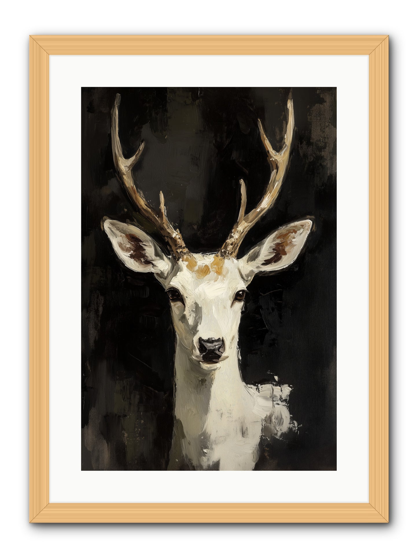 Winter's Whisper -- Framed Print - Natural 16x24