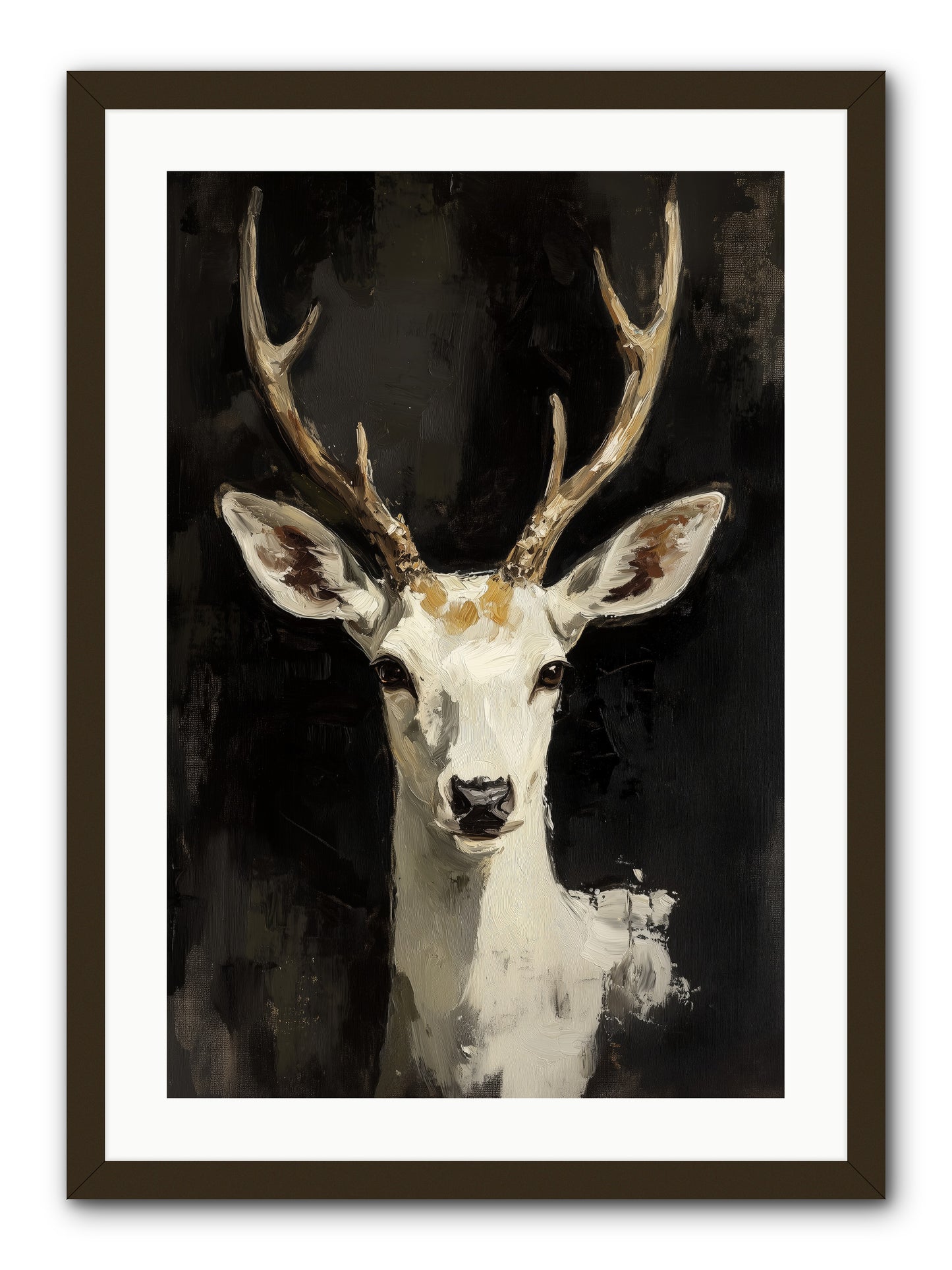 Winter's Whisper -- Framed Print - Black 20x30