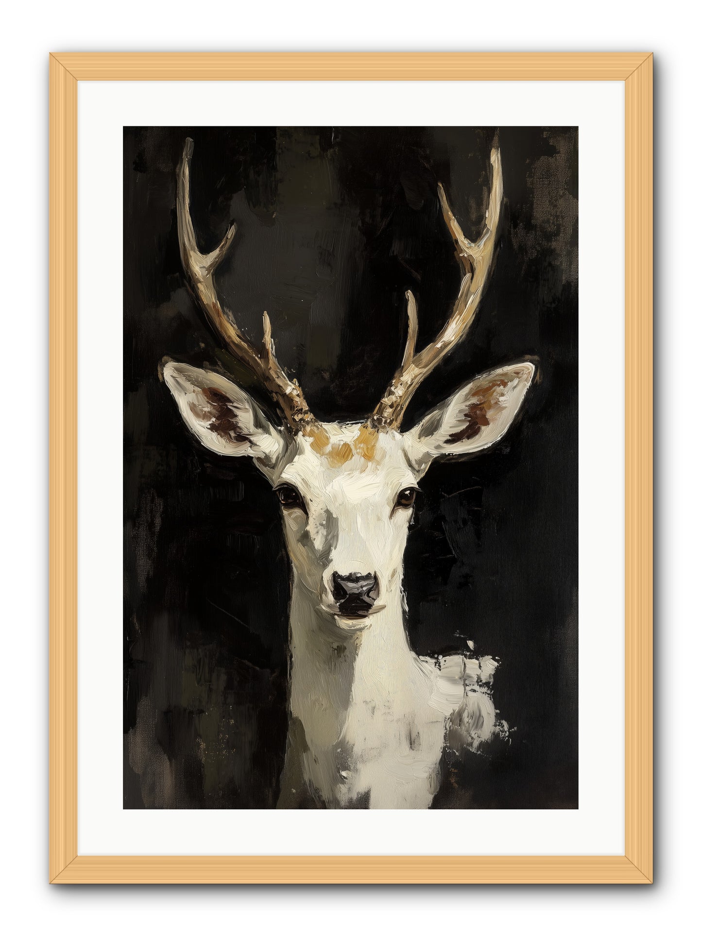 Winter's Whisper -- Framed Print - Natural 20x30