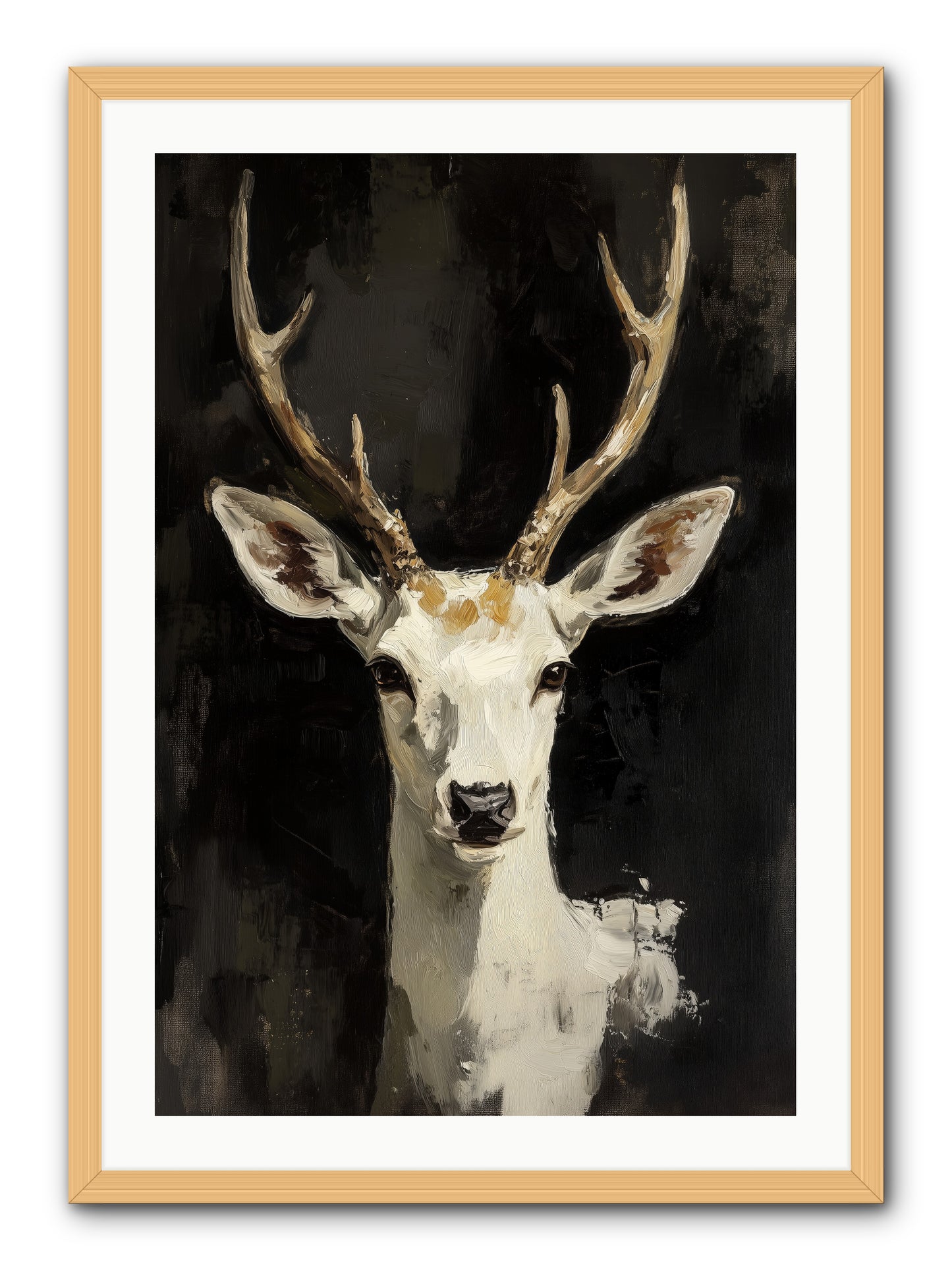 Winter's Whisper -- Framed Print - Natural 24x36