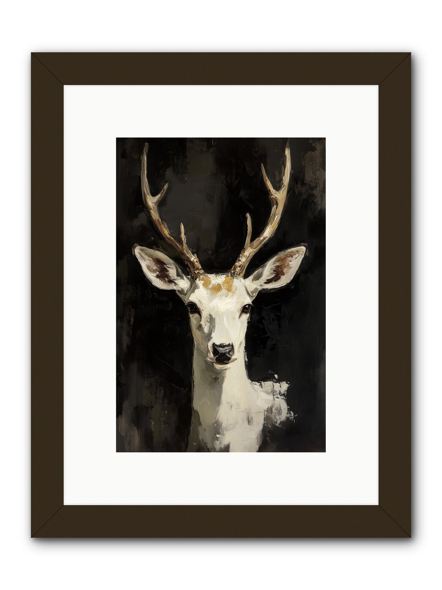 Winter's Whisper -- Framed Print - Black 8x12