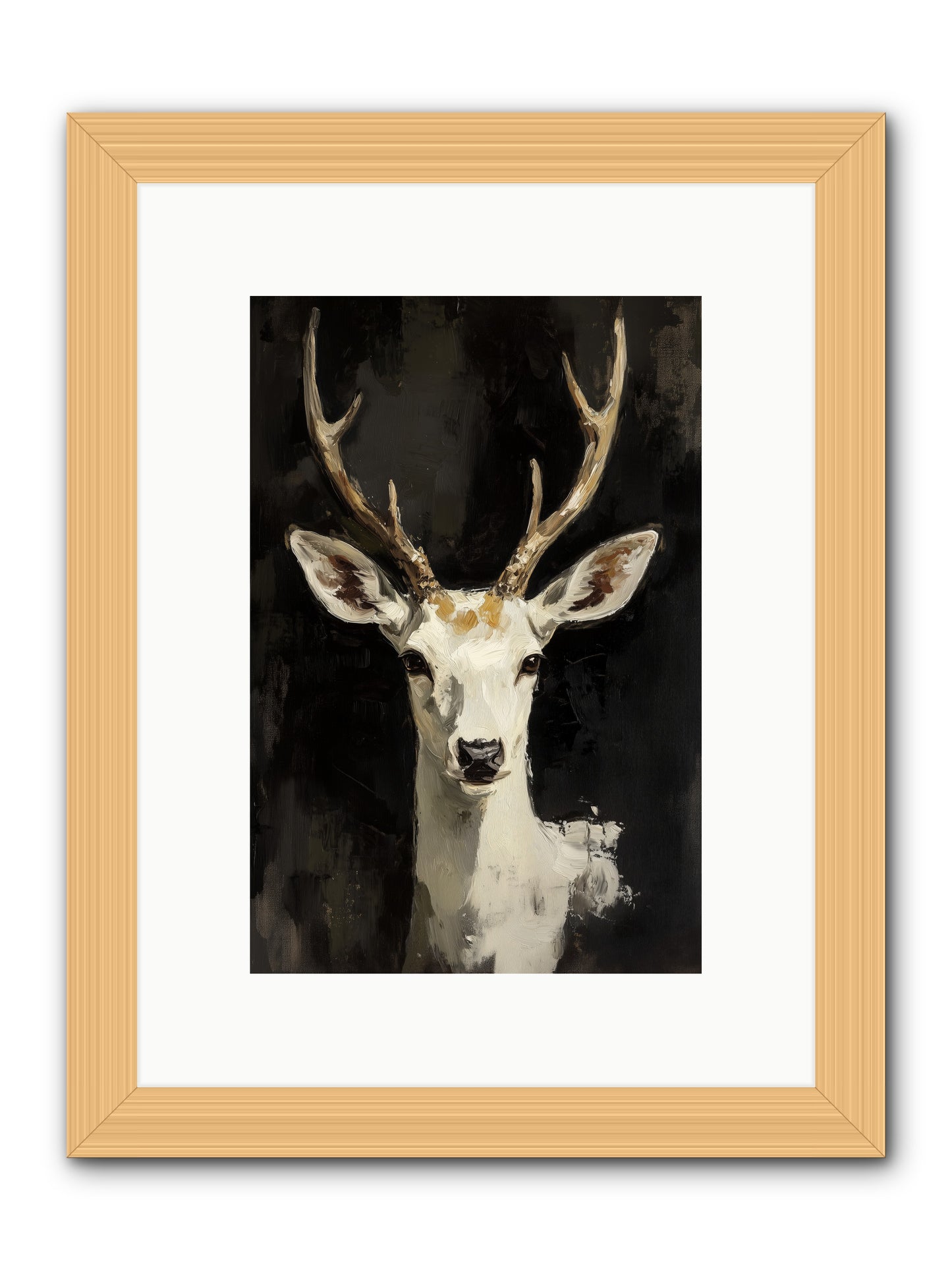 Winter's Whisper -- Framed Print - Natural 8x12