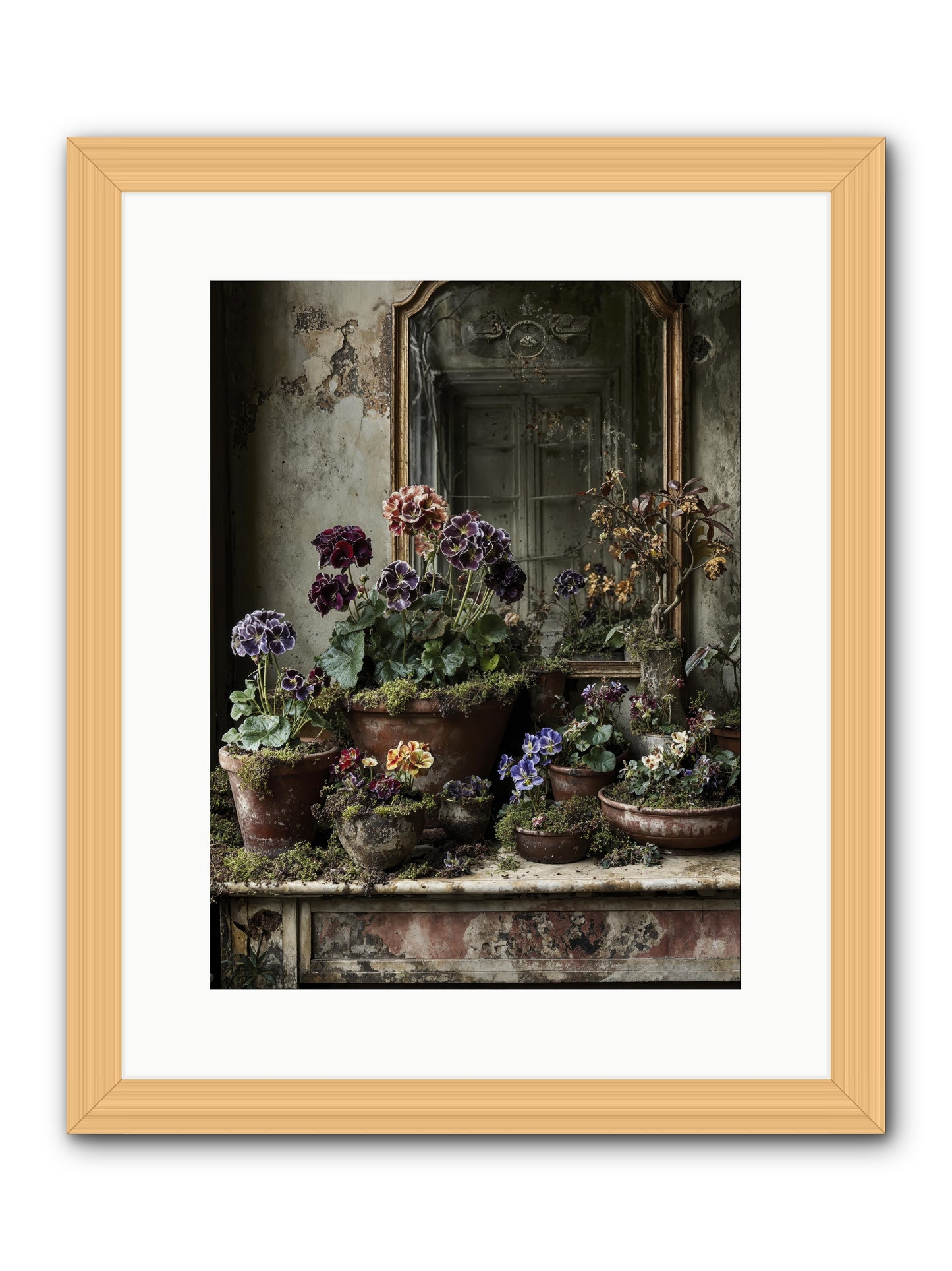 Wished -- Framed Print - Natural 12x16