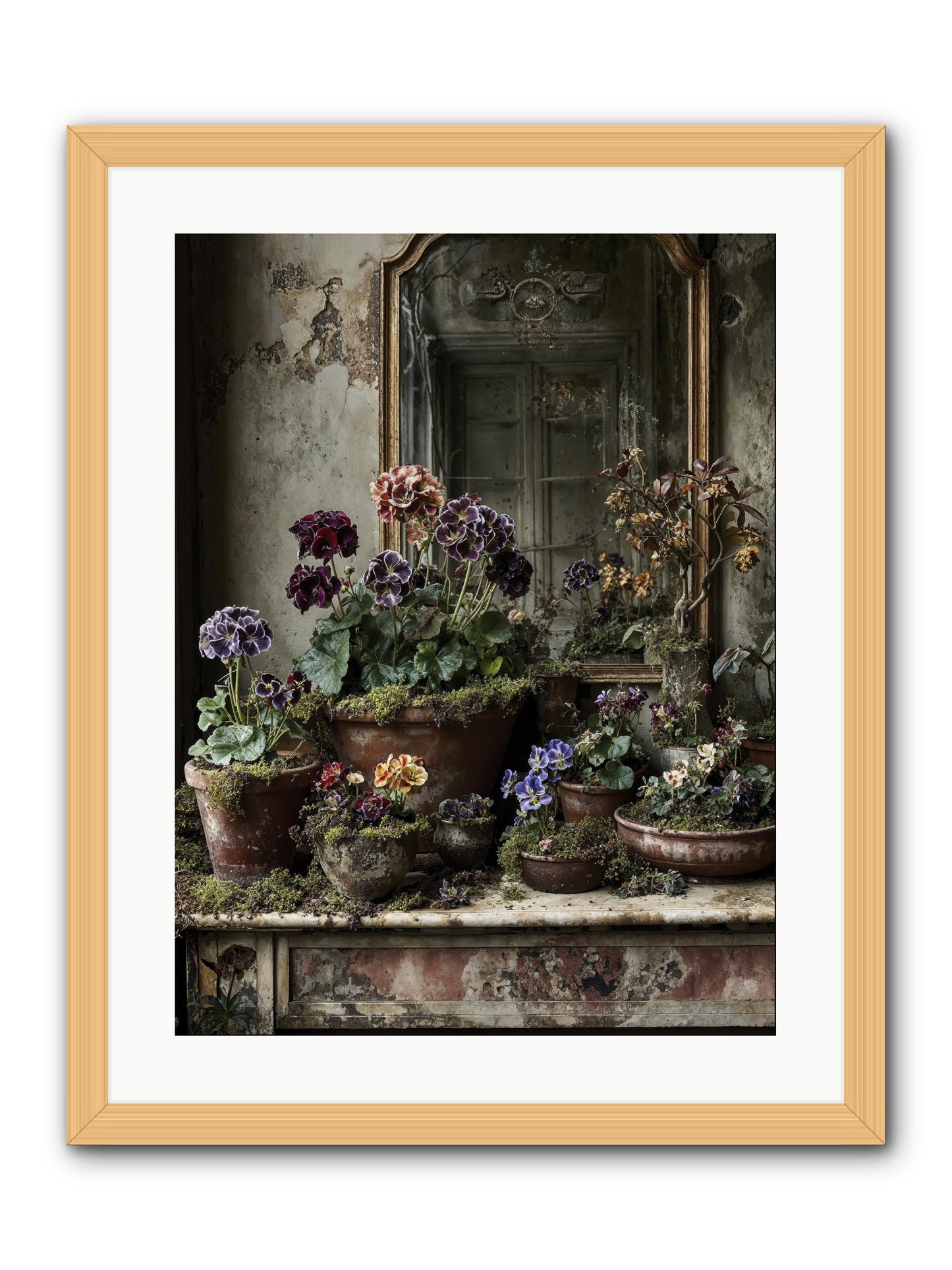 Wished -- Framed Print - Natural 18x24