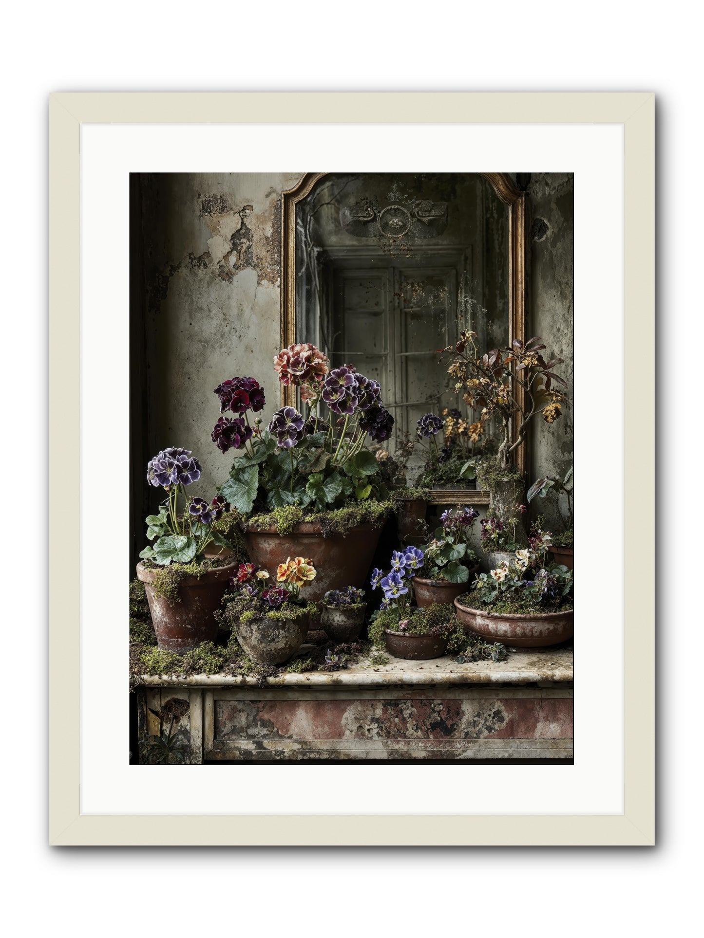 Wished -- Framed Print - White 18x24