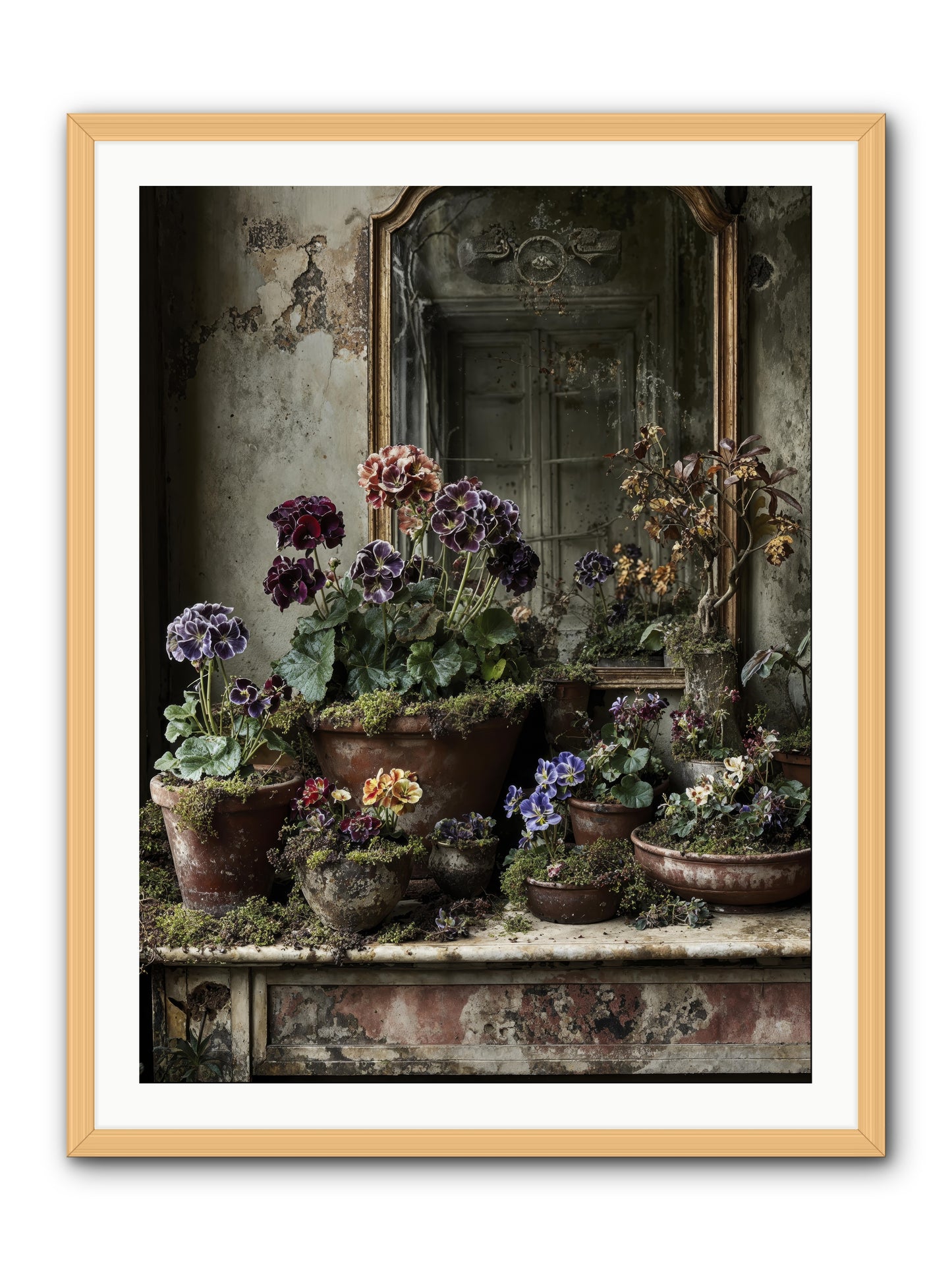 Wished -- Framed Print - Natural 30x40