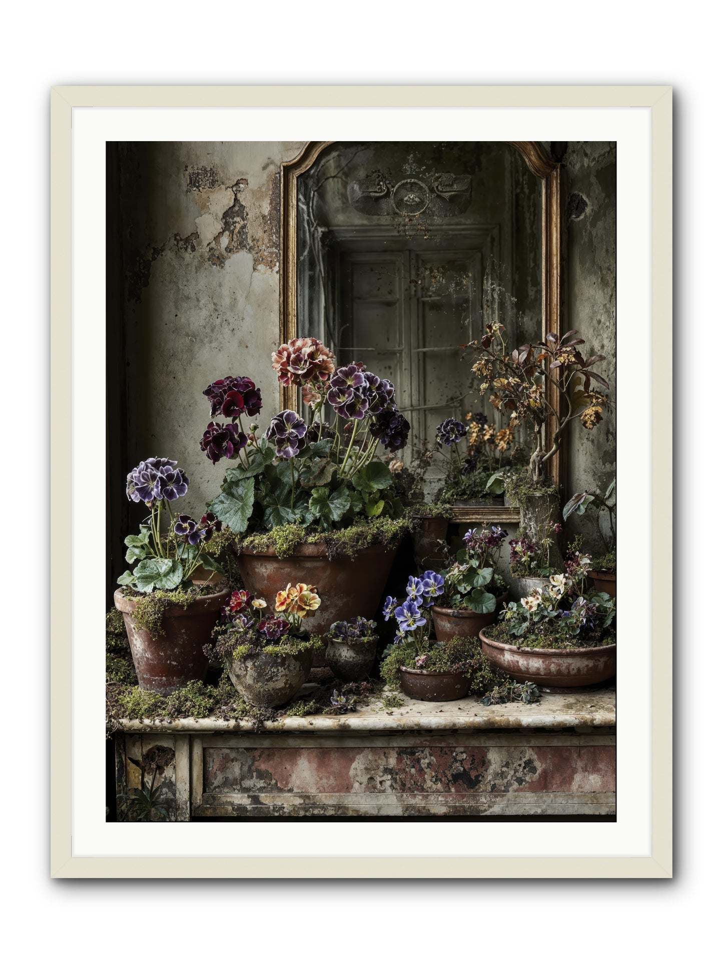Wished -- Framed Print - White 30x40