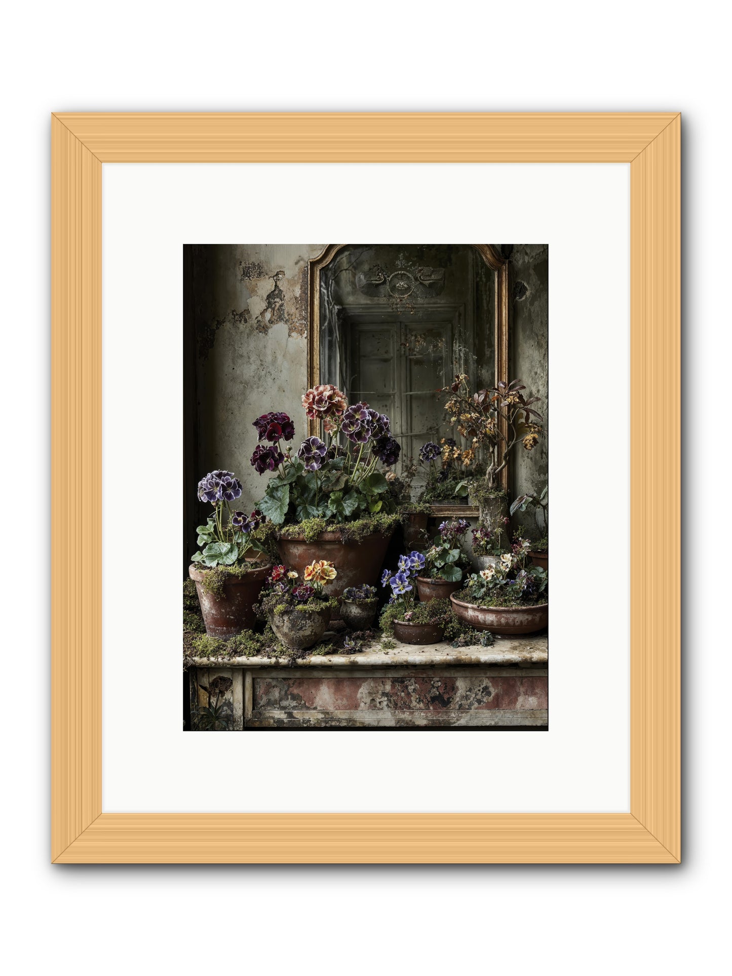Wished -- Framed Print - Natural 9x12