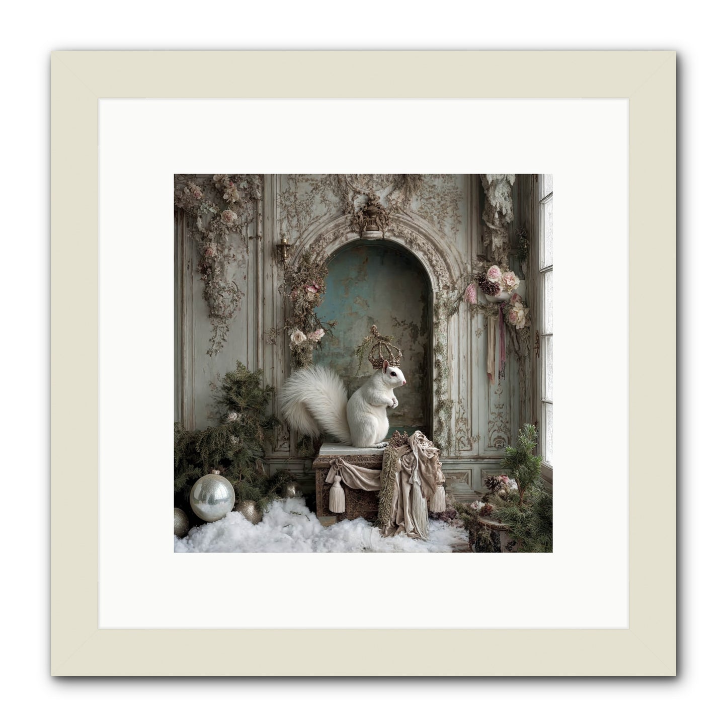 Wishes Wrapped In Starlight -- Framed Print - White 10x10