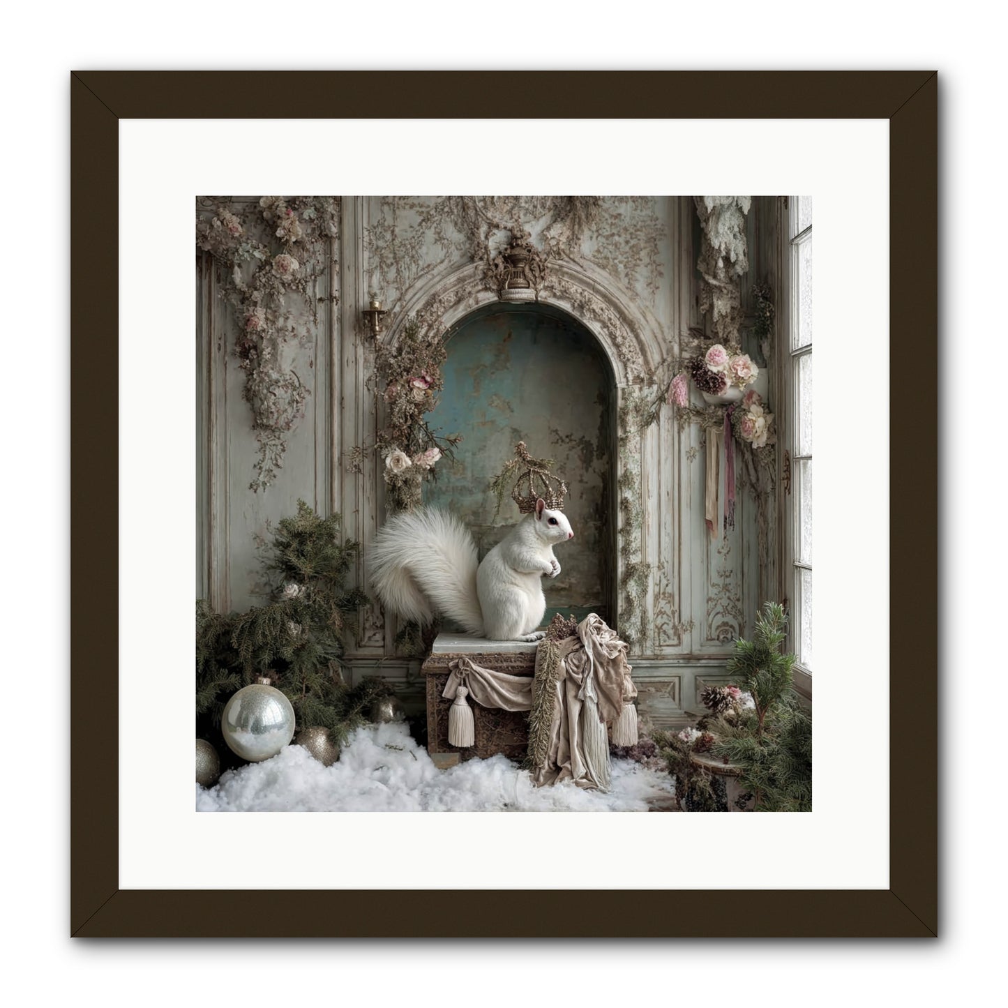 Wishes Wrapped In Starlight -- Framed Print - Black 16x16