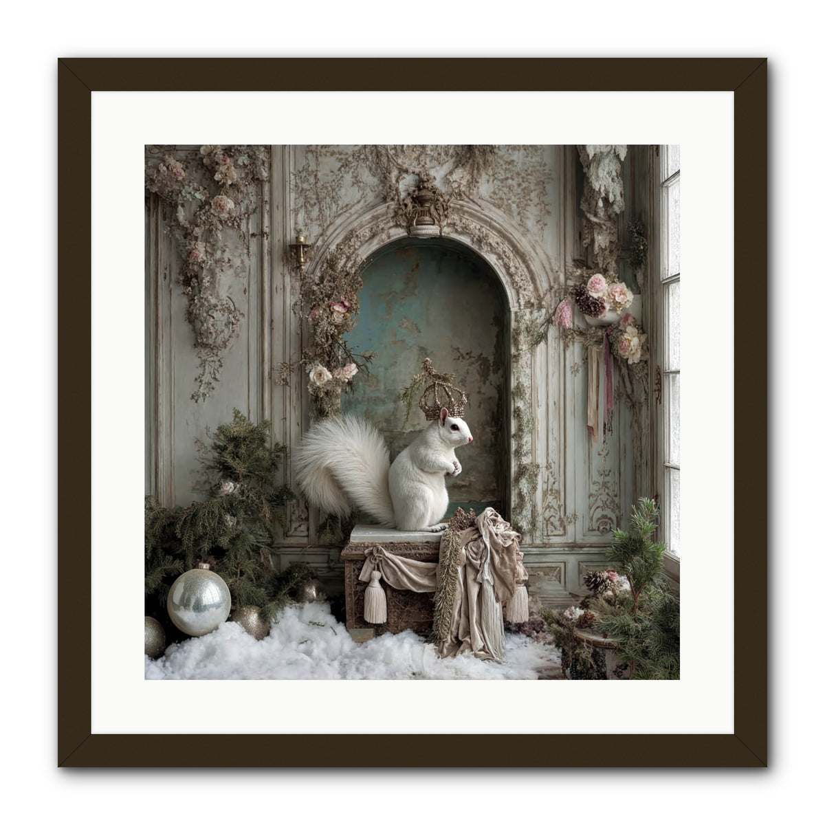 Wishes Wrapped In Starlight -- Framed Print - Black 20x20