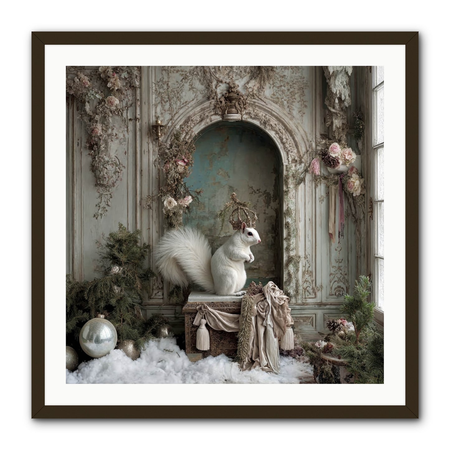 Wishes Wrapped In Starlight -- Framed Print - Black 30x30