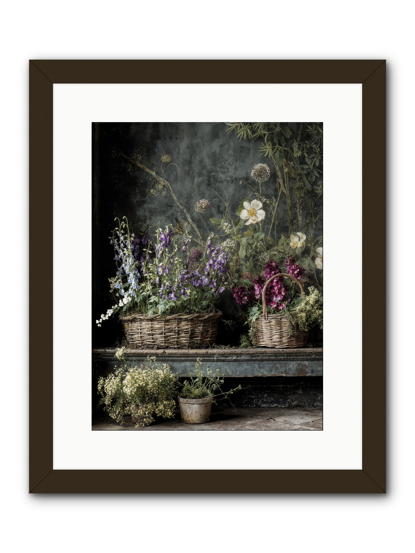 Wishes in waiting -- Framed Print - Black 12x16