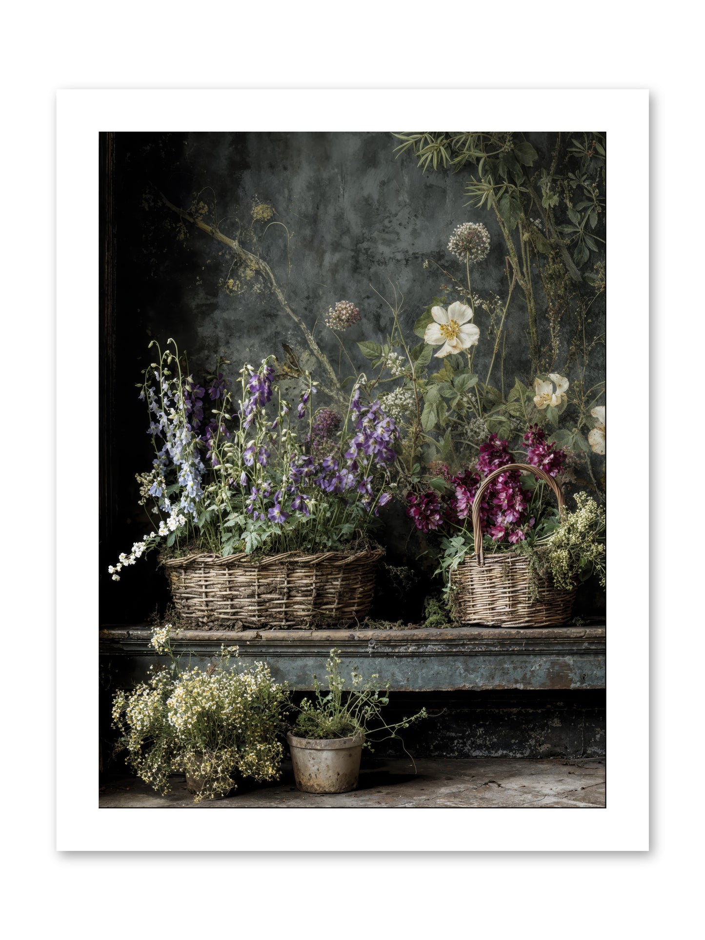 Wishes in waiting -- Loose Canvas Print 12x16