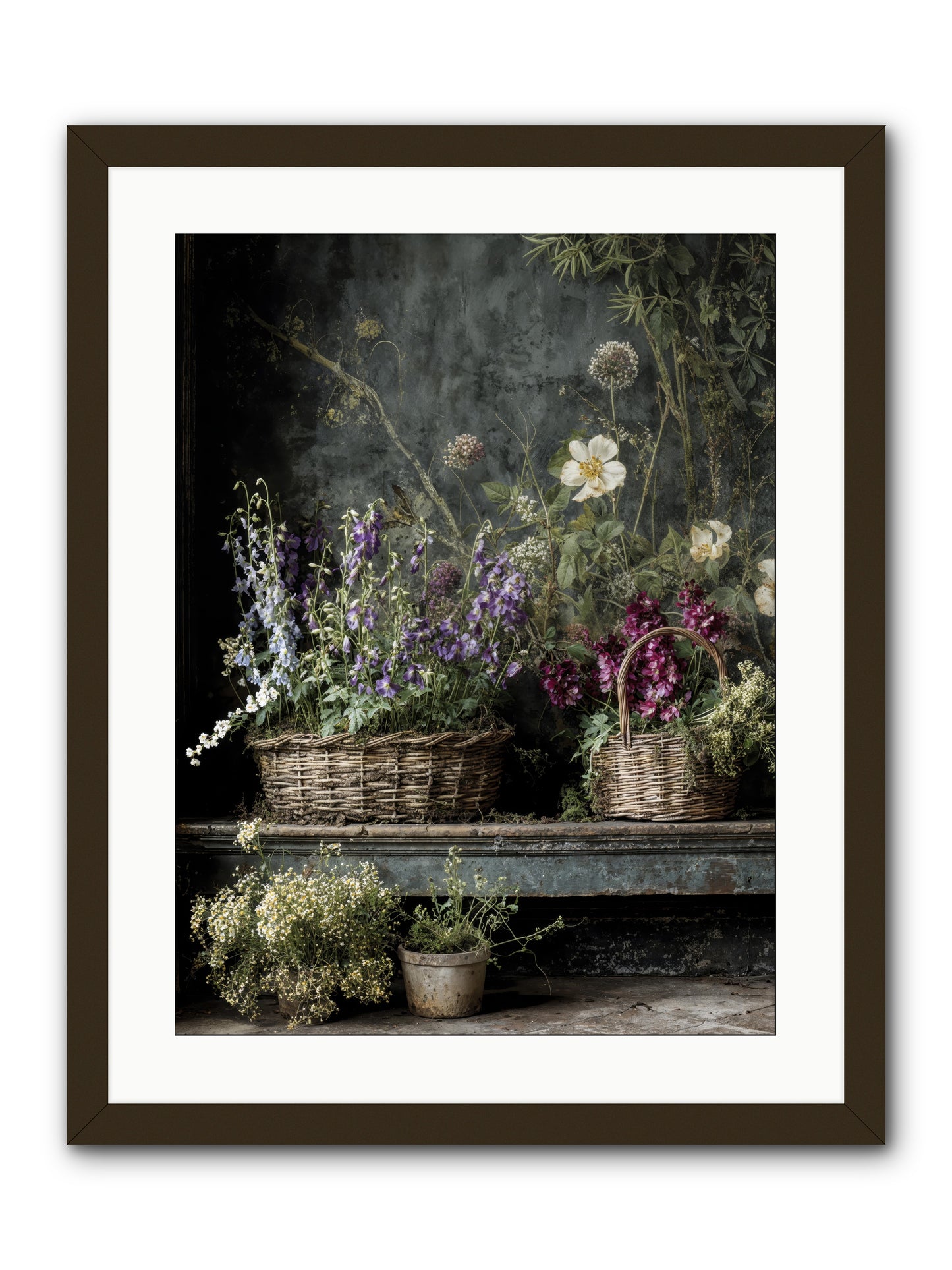 Wishes in waiting -- Framed Print - Black 18x24