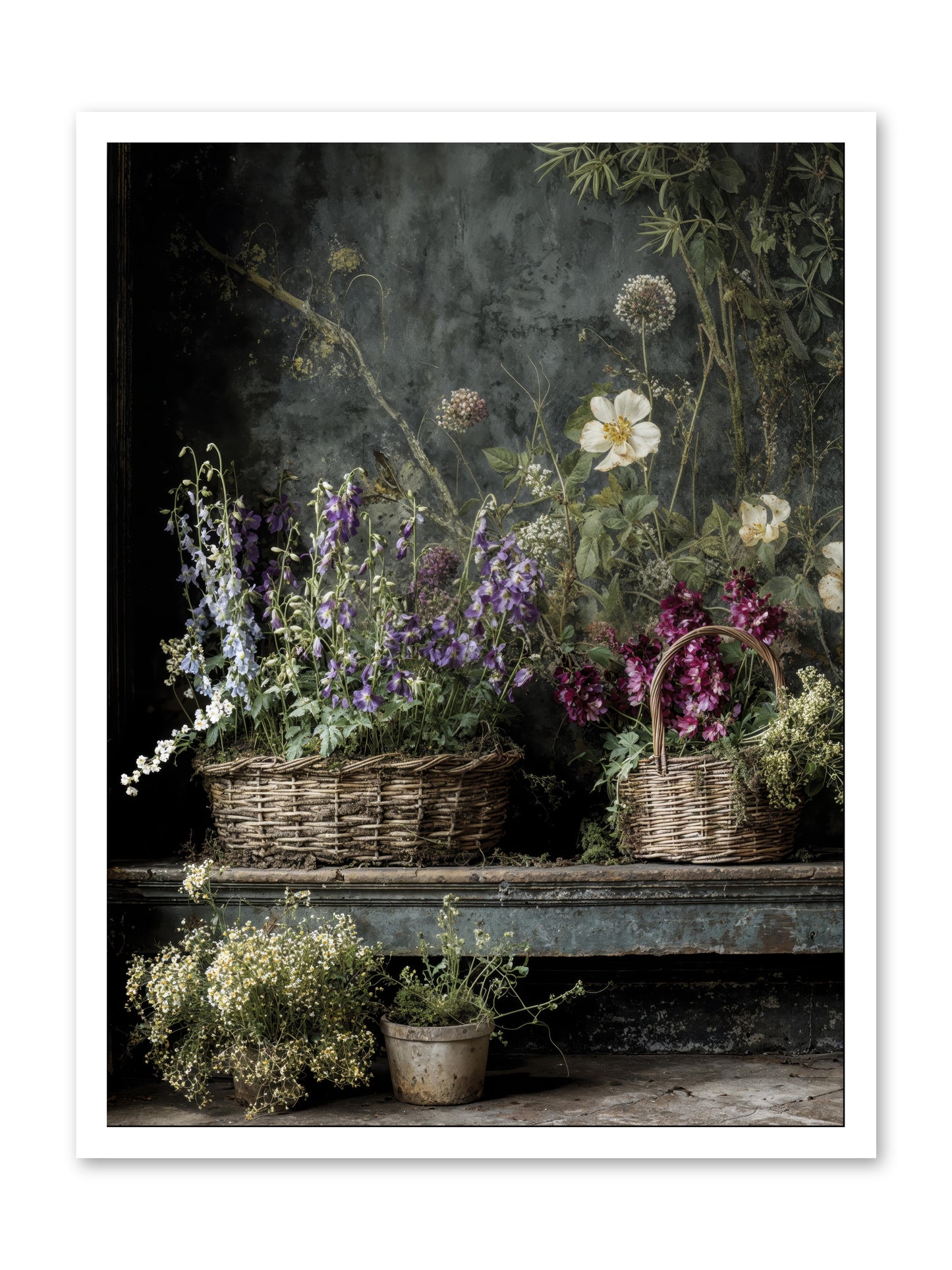 Wishes in waiting -- Loose Canvas Print 24x32