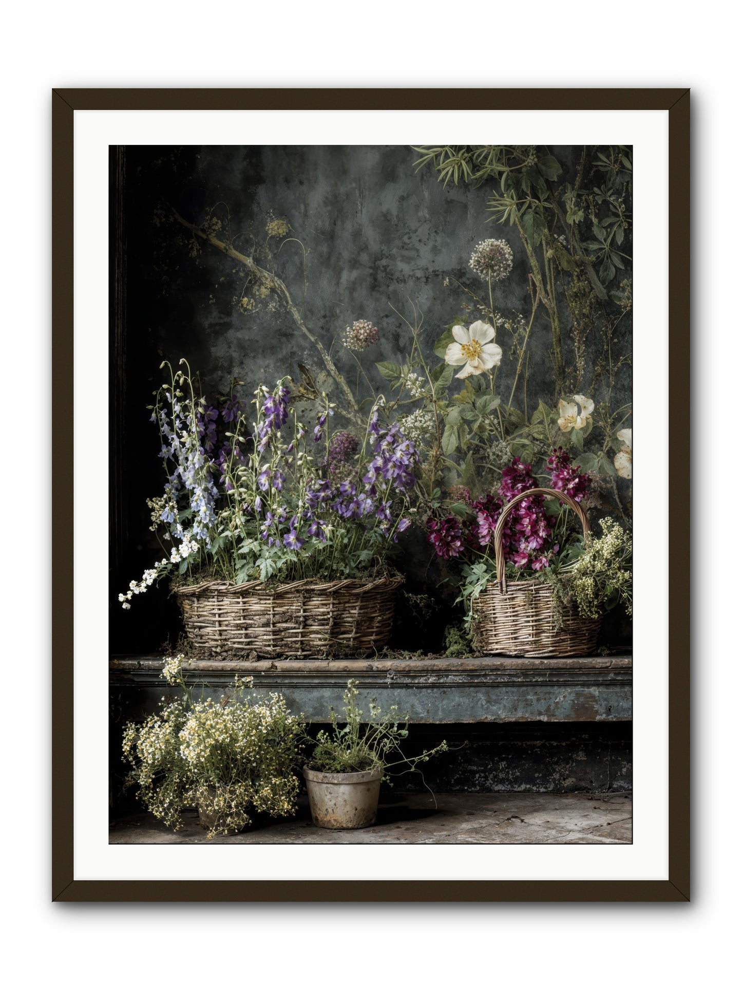 Wishes in waiting -- Framed Print - Black 30x40