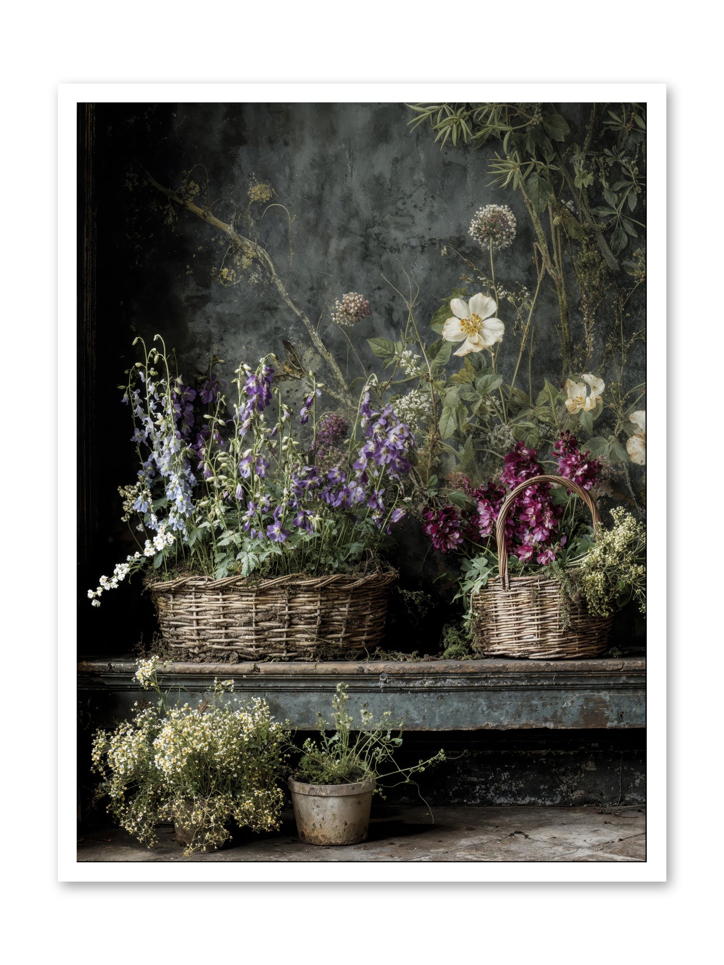 Wishes in waiting -- Loose Canvas Print 30x40