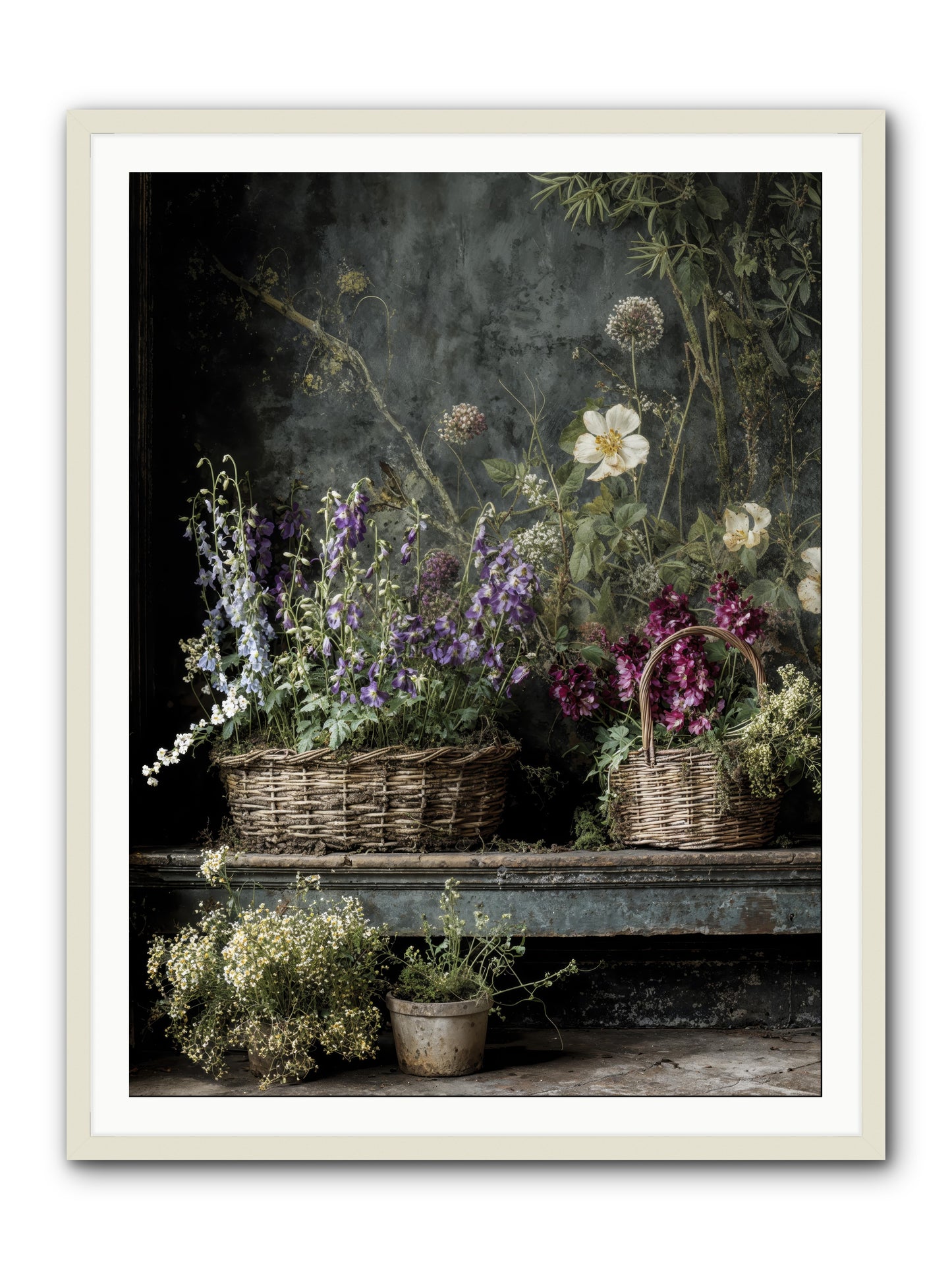 Wishes in waiting -- Framed Print - White 36x48
