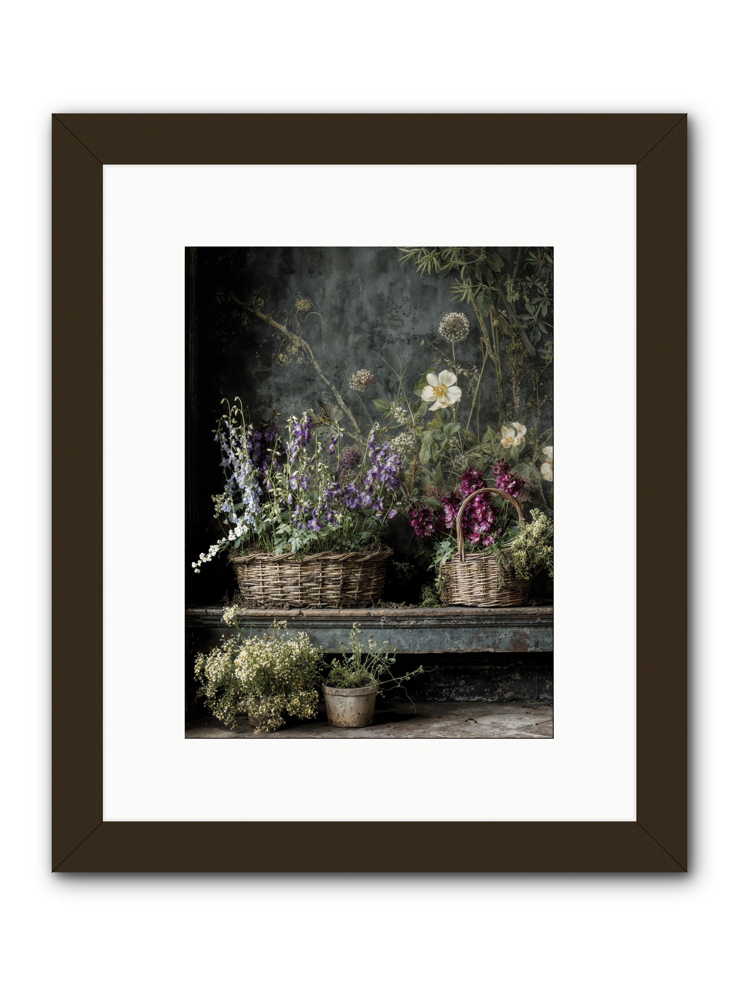 Wishes in waiting -- Framed Print - Black 9x12