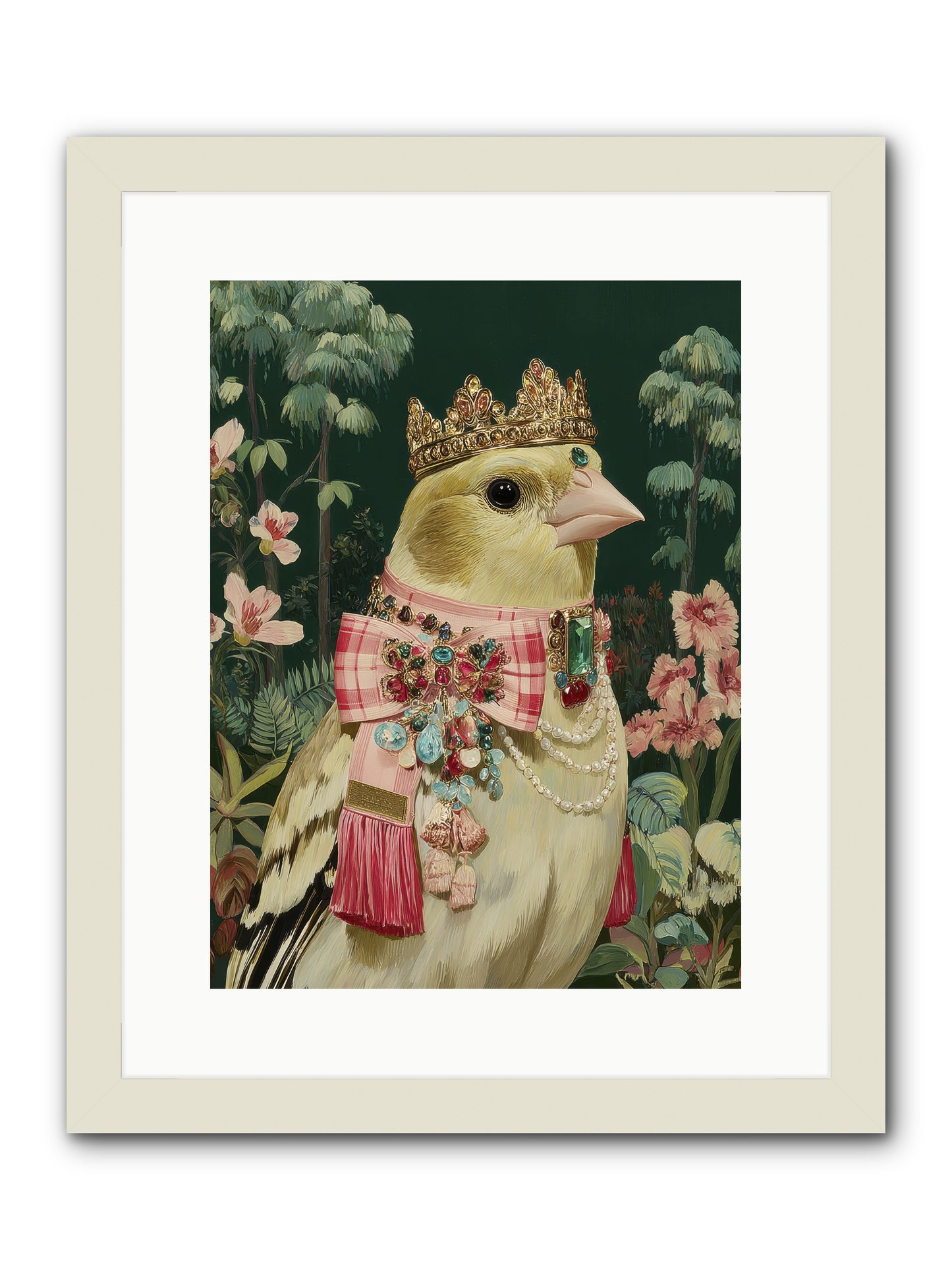 Wishful Notes No.1 -- Framed Print - White 12x16