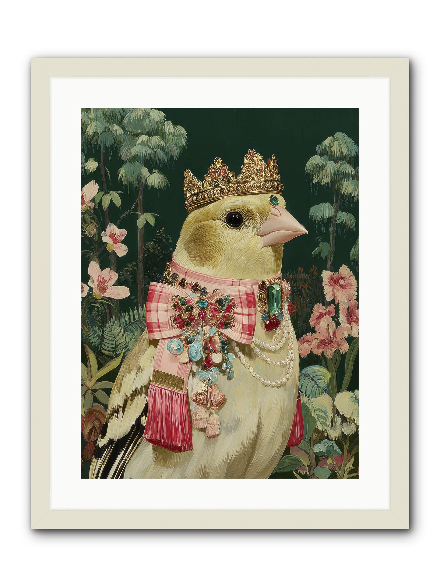 Wishful Notes No.1 -- Framed Print - White 18x24