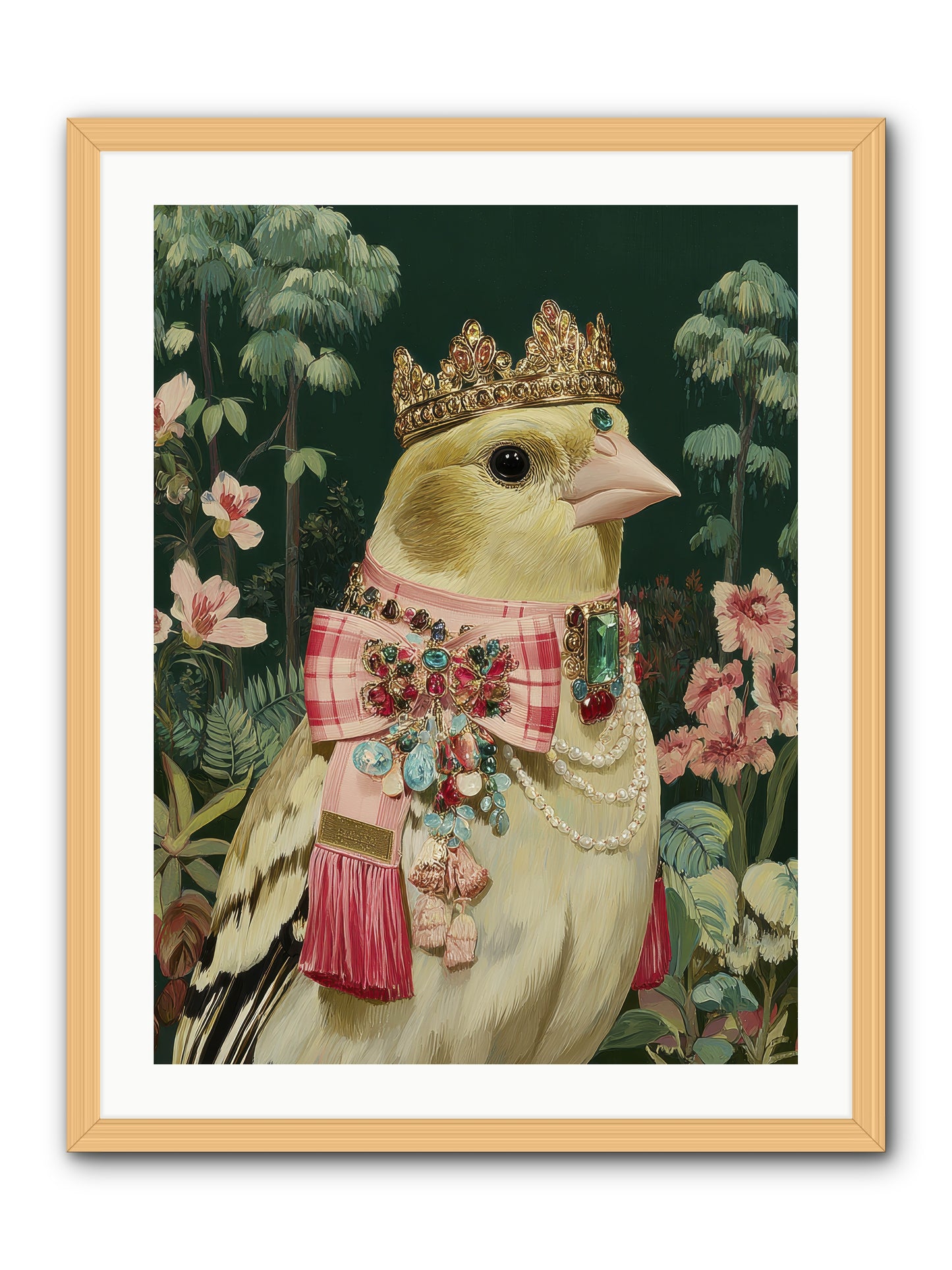 Wishful Notes No.1 -- Framed Print - Natural 24x32