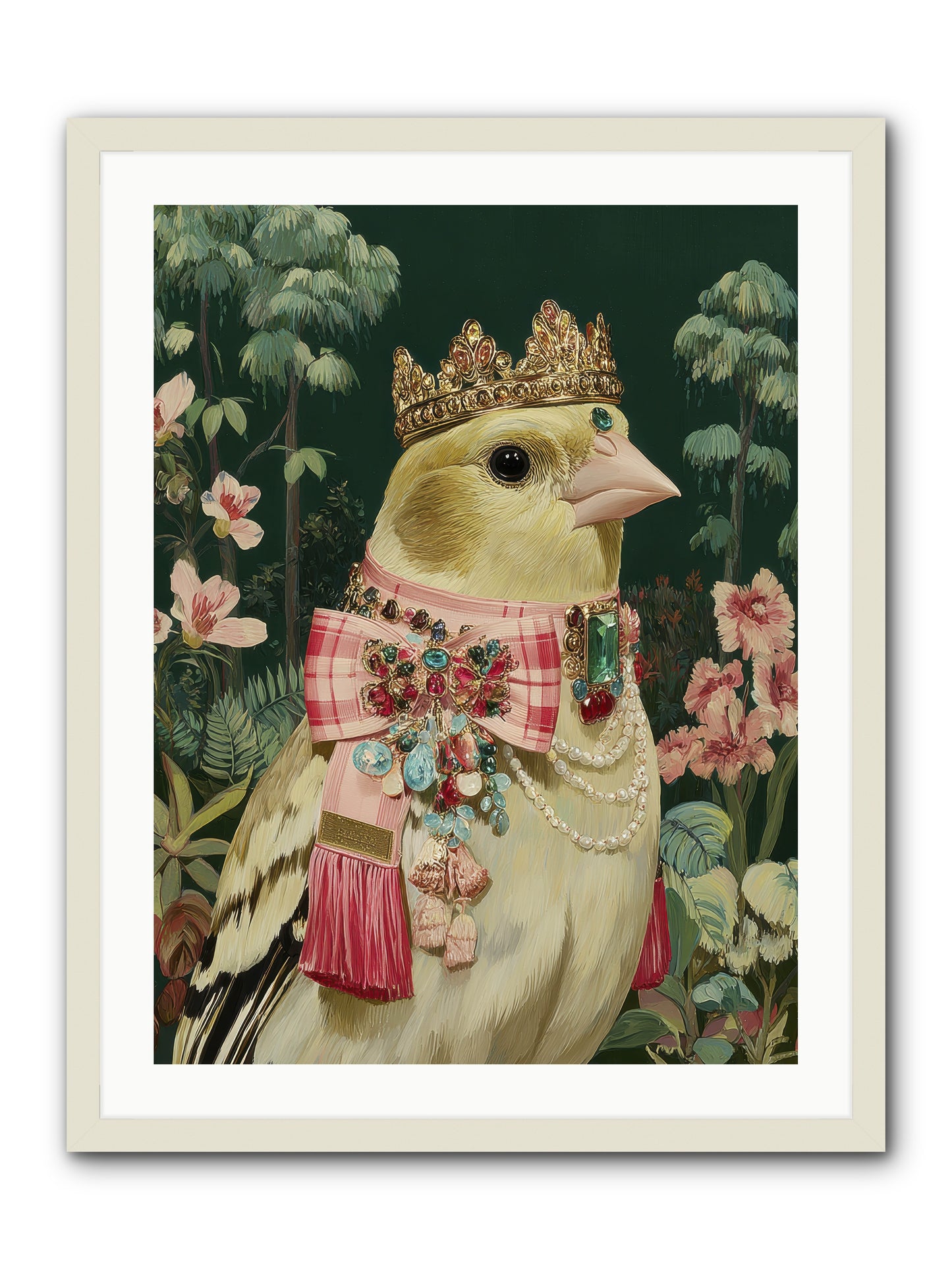 Wishful Notes No.1 -- Framed Print - White 24x32