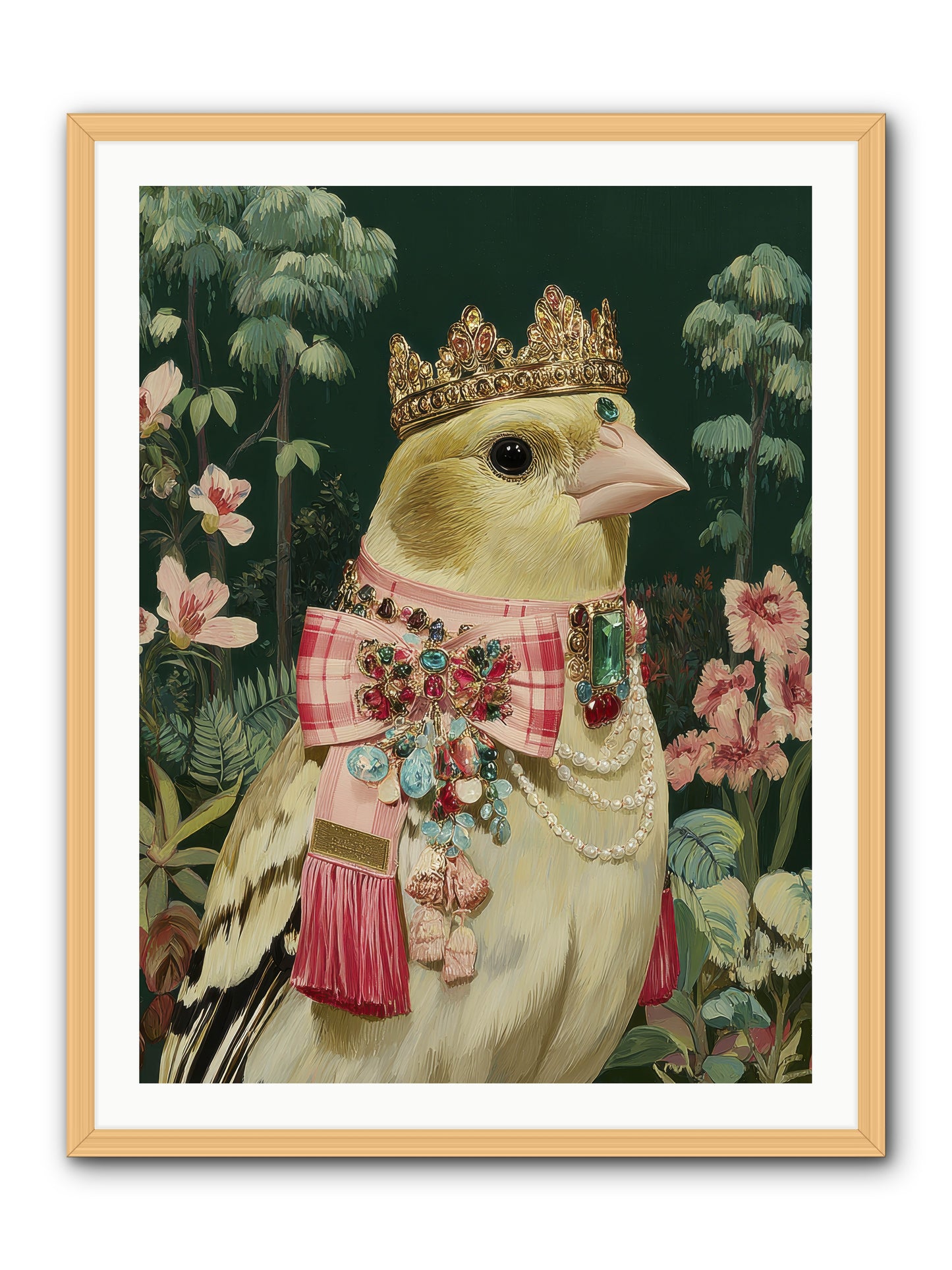 Wishful Notes No.1 -- Framed Print - Natural 30x40