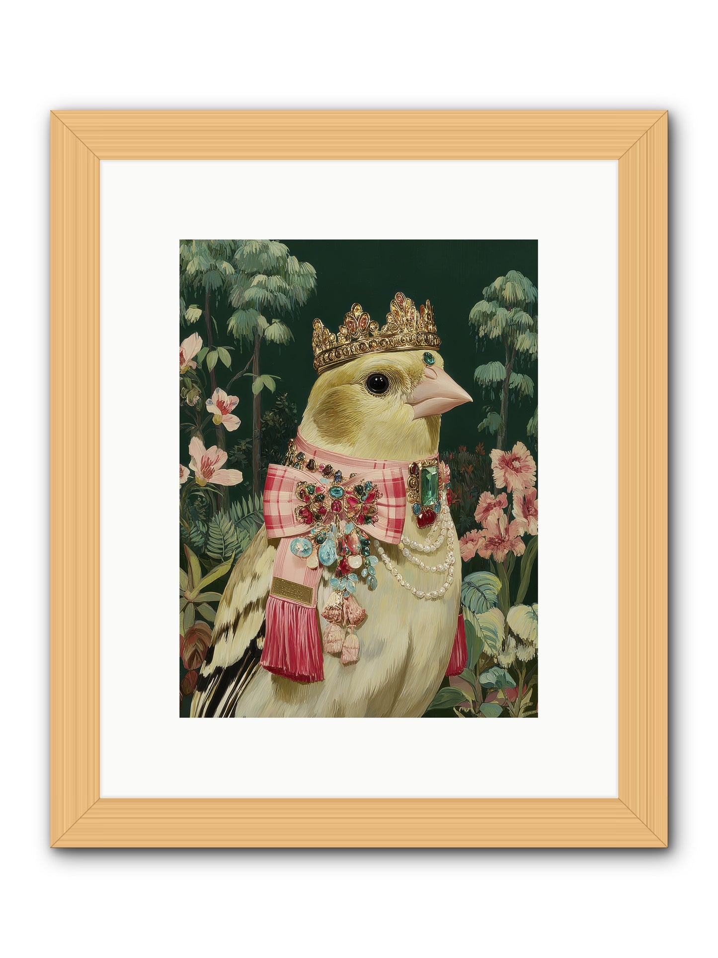 Wishful Notes No.1 -- Framed Print - Natural 9x12